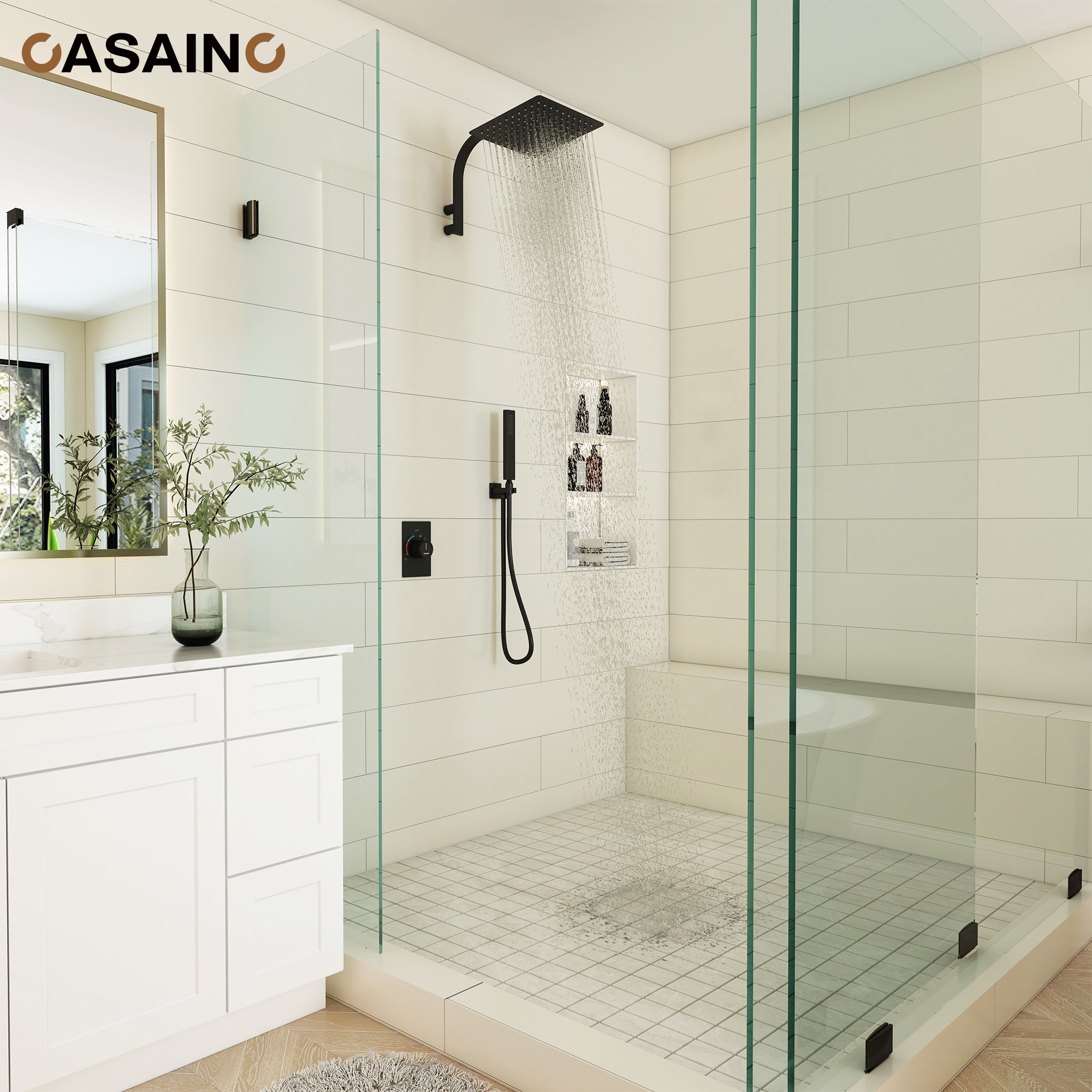 CASAINC WF-N93101LSJ-10 Showerhead-Bar-Panels - View #4