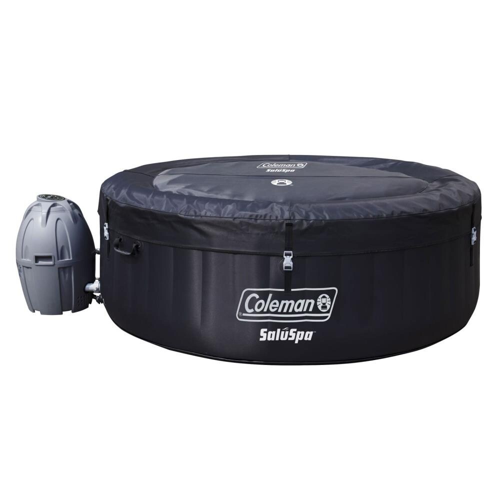 Coleman 4-Person Inflatable Round Hot Tub in the Hot Tubs