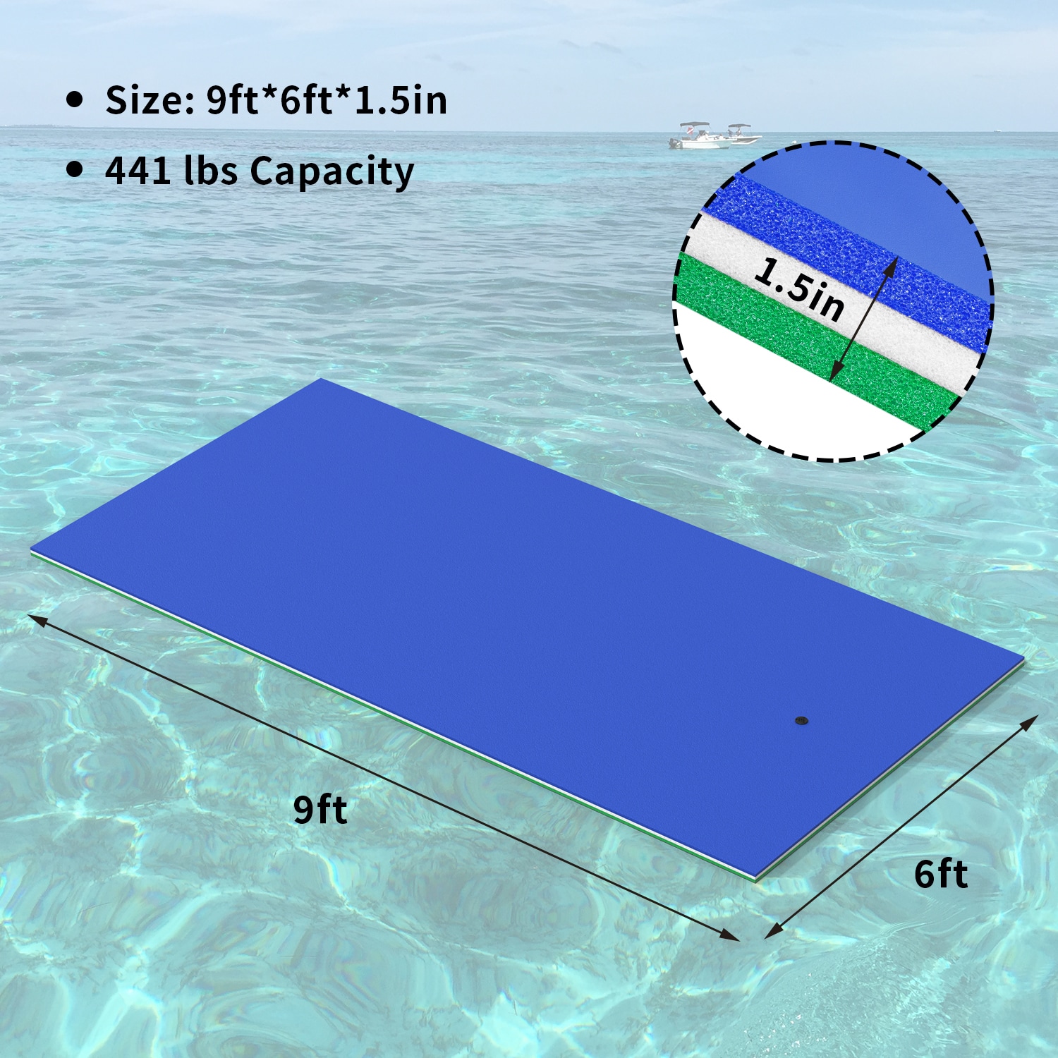 RaDEWAY S0030108-BLGR-9FT Pool-Toys-Floats - View #6
