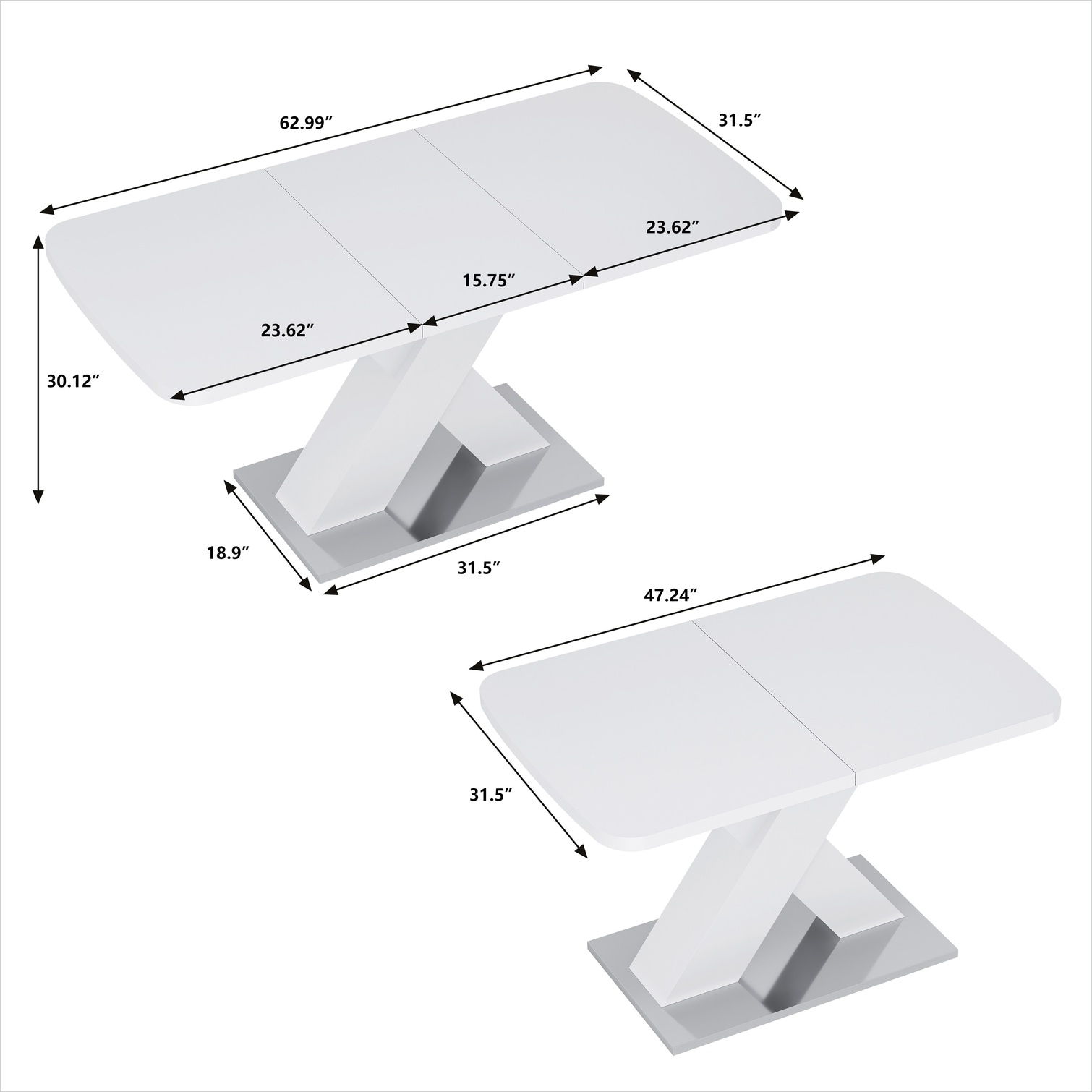 SUNCREAT 6Z07C6NOUNWW Dining-Tables - View #4