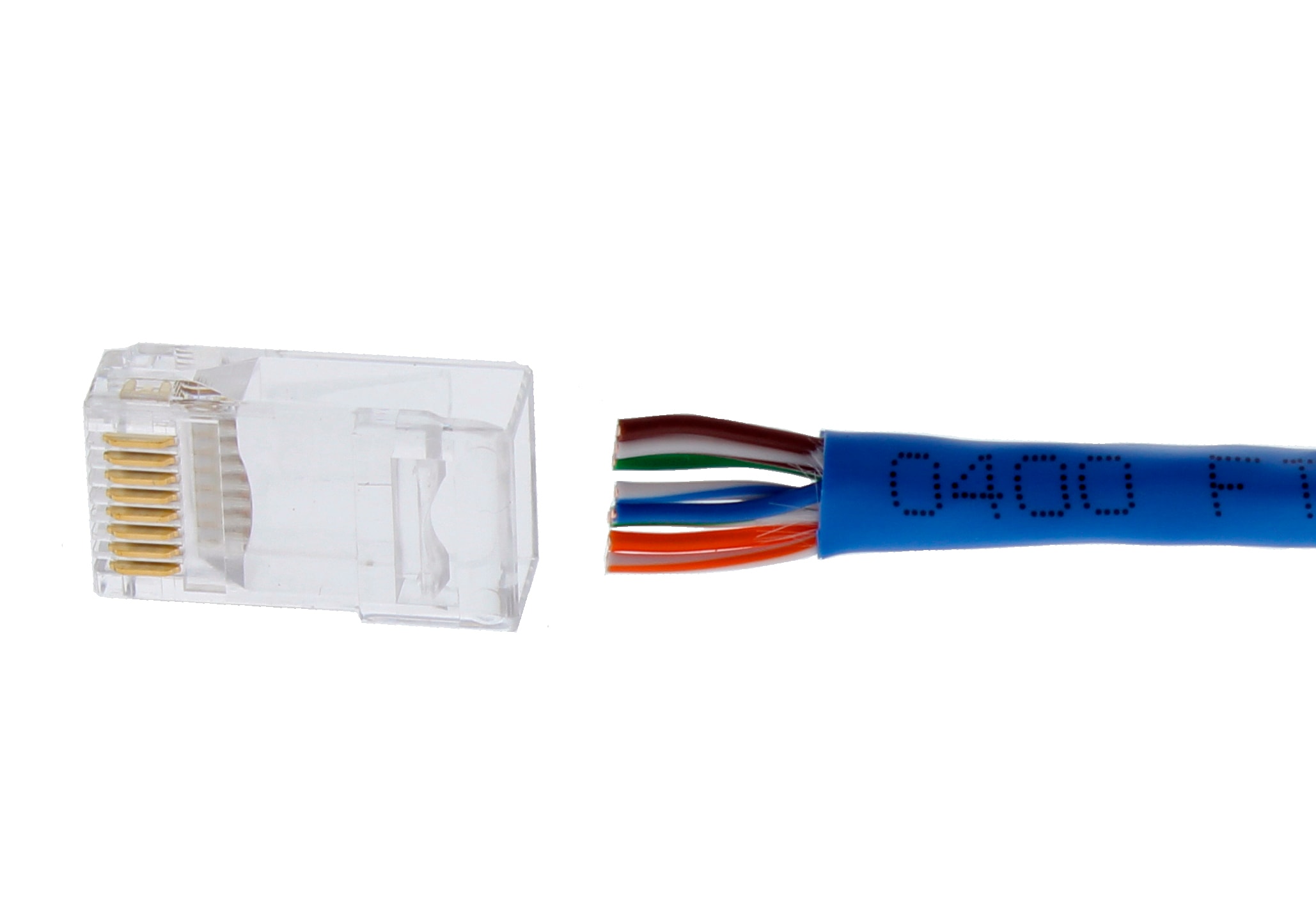 IDEAL 50-Pack Cat6 Rj45 Modular Plug in the Voice & Data Connectors  department at