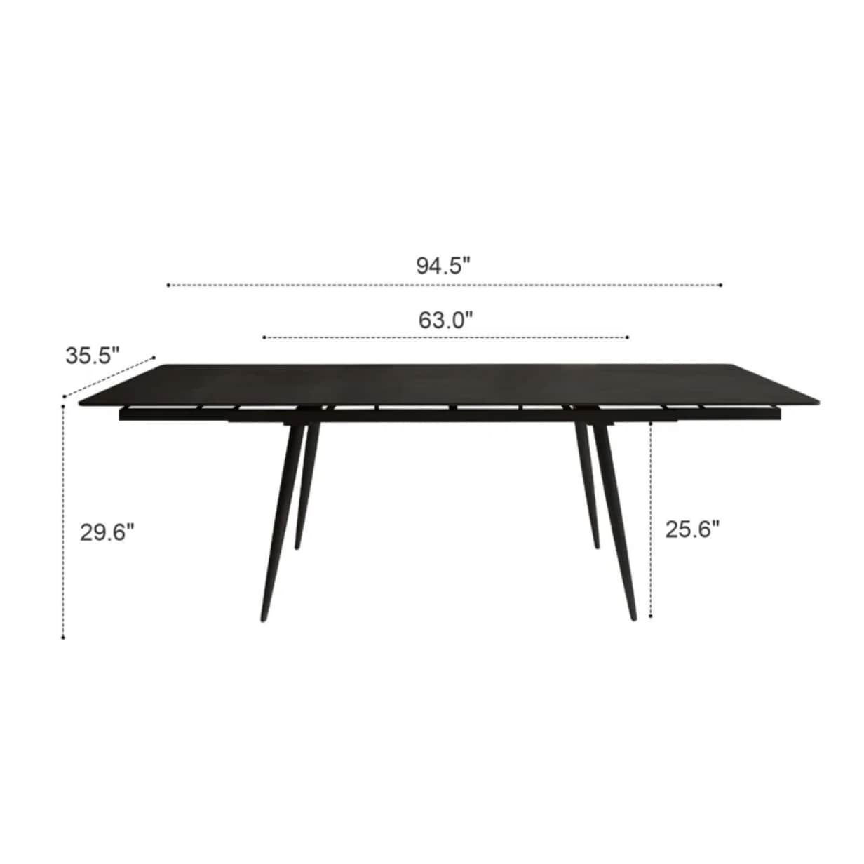 Oizaye DB-ORX-DT-2304DG Dining-Tables - View #3
