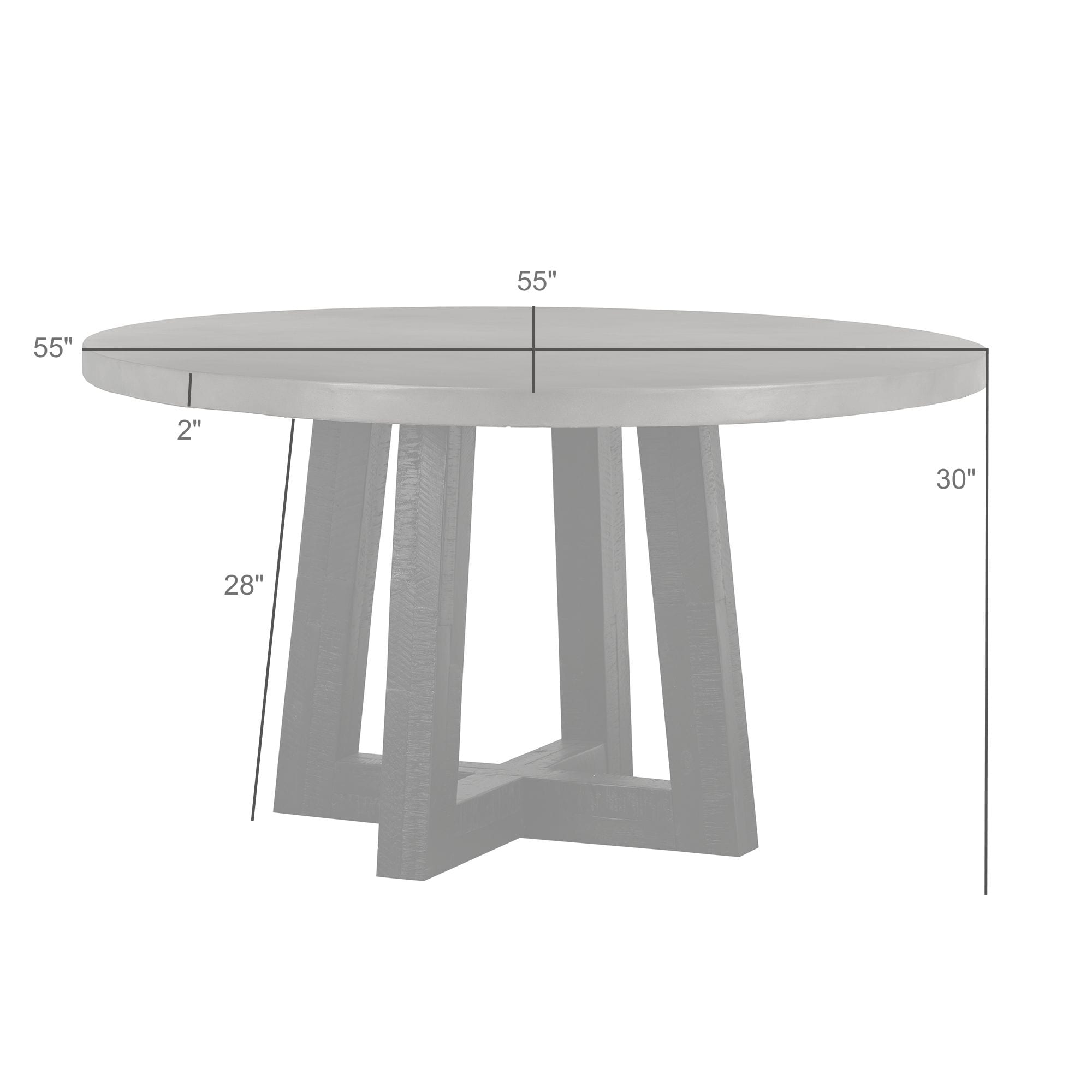 Armen Living LCCHDICC Dining-Tables - View #7