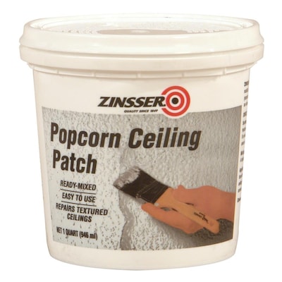 Zinsser Popcorn Ceiling Patch 32 Fl Oz, How To Patch Ceiling Texture