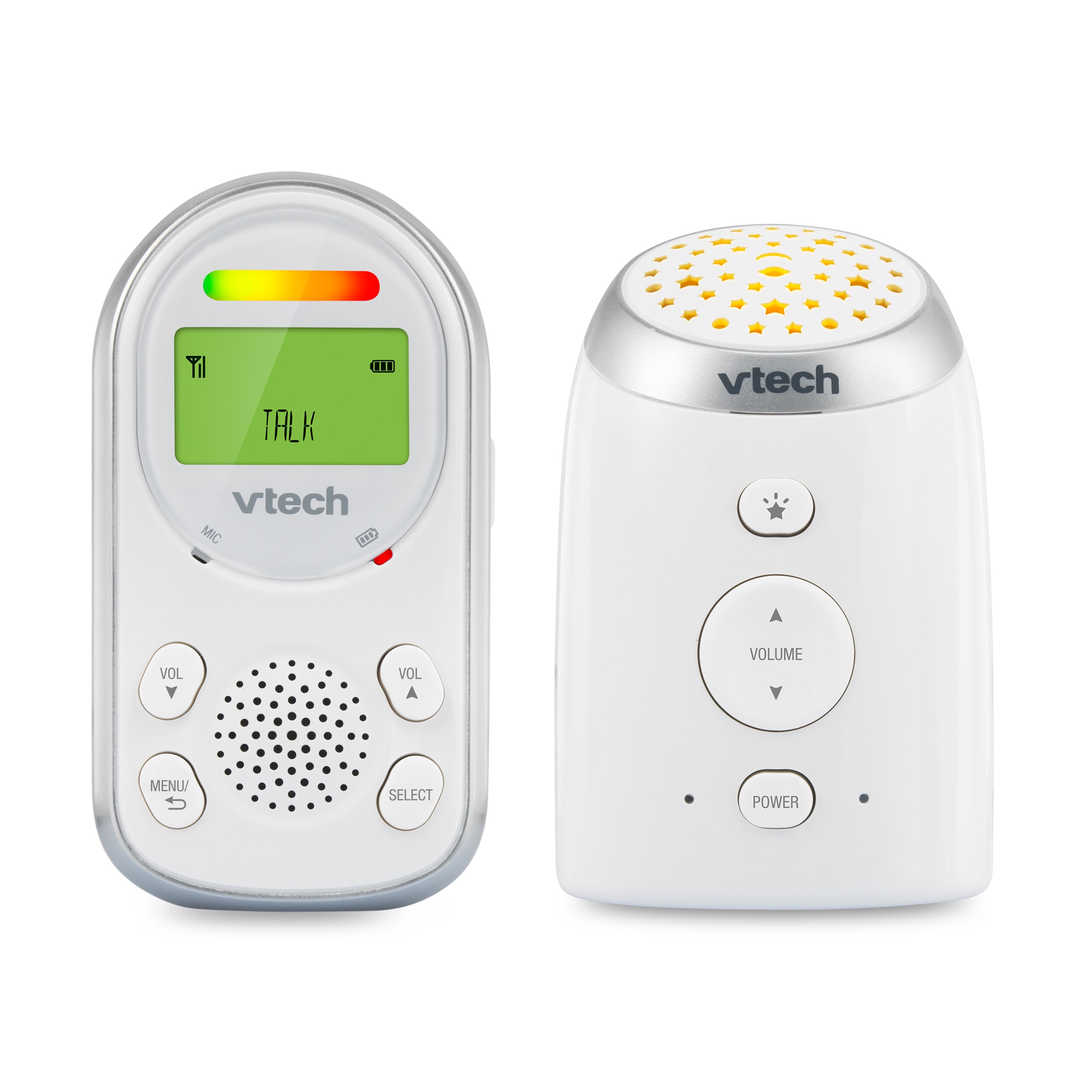 VTech Upgraded Audio Baby Monitor with Rechargeable Battery, Long Range,  and Crystal-Clear Sound