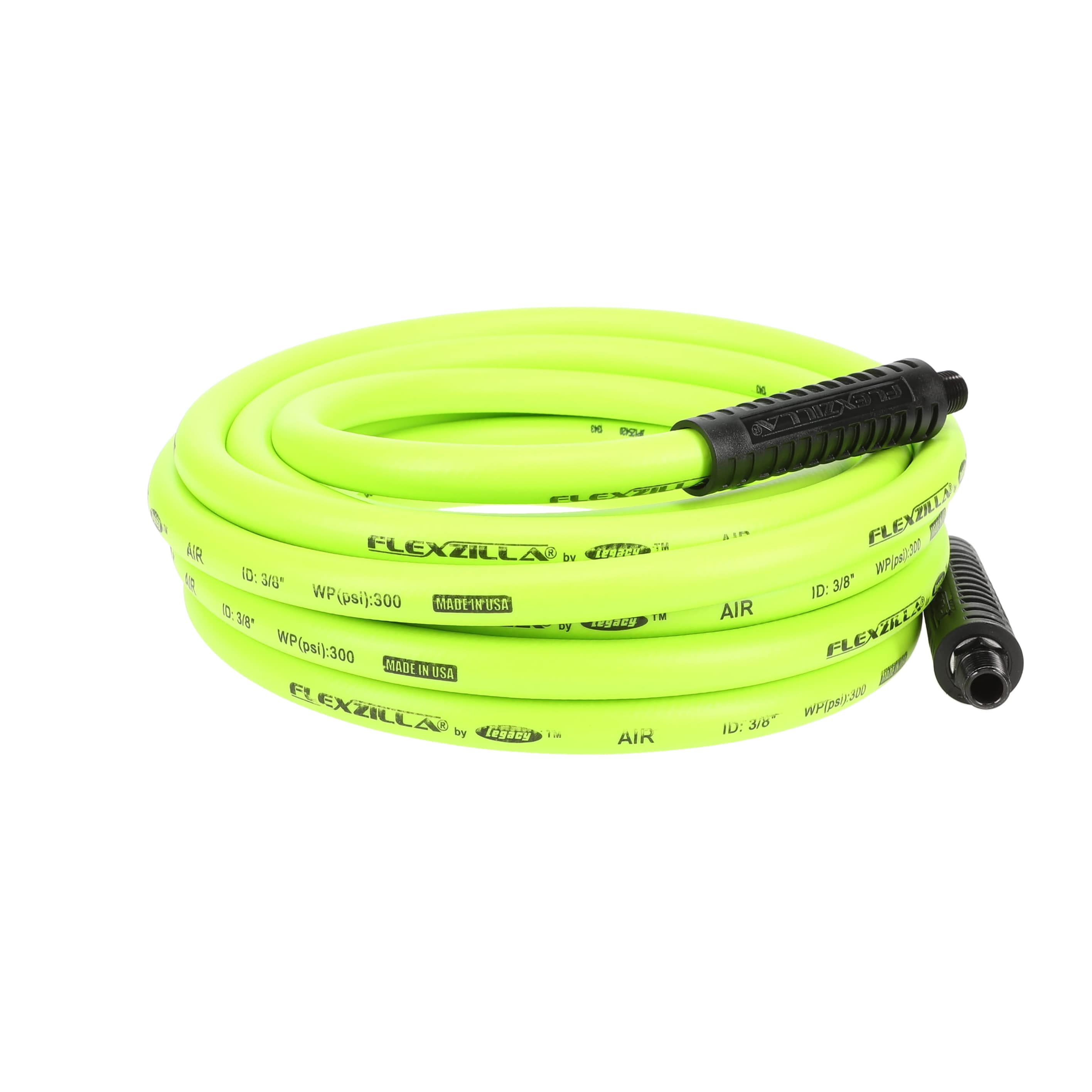 Flexzilla Air Hose, 3/8-in x 25-ft, 1/4-in Mnpt Fittings in the 