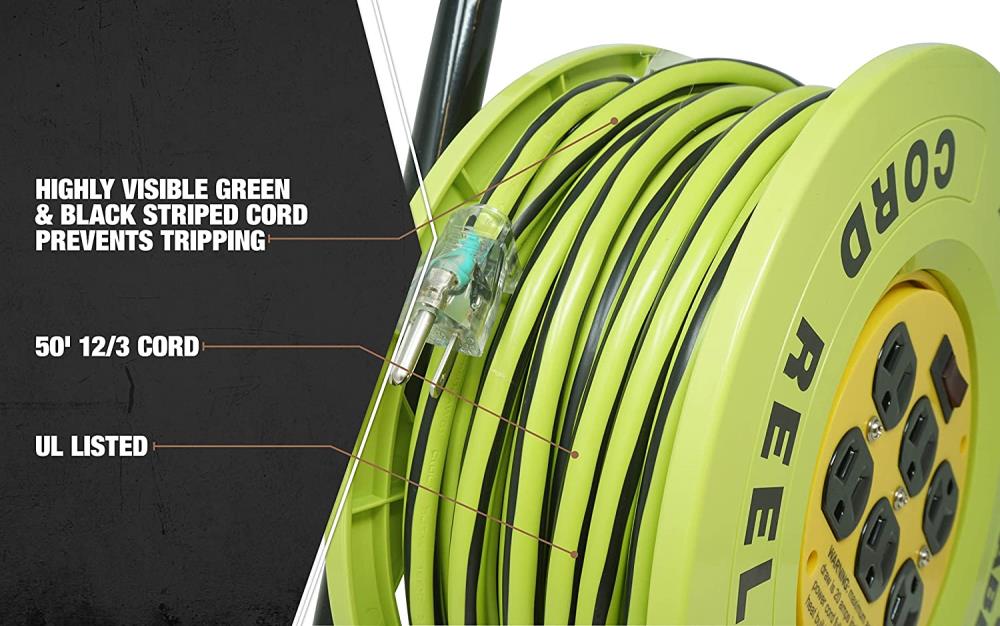 Extension cord reel with cord Extension Cord Accessories at