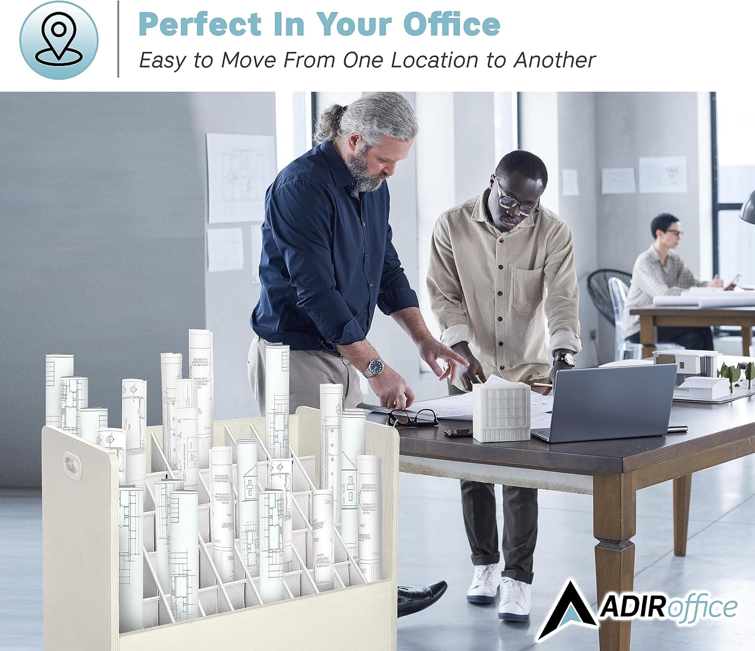 AdirOffice WHI626 Office-Accessories - View #8