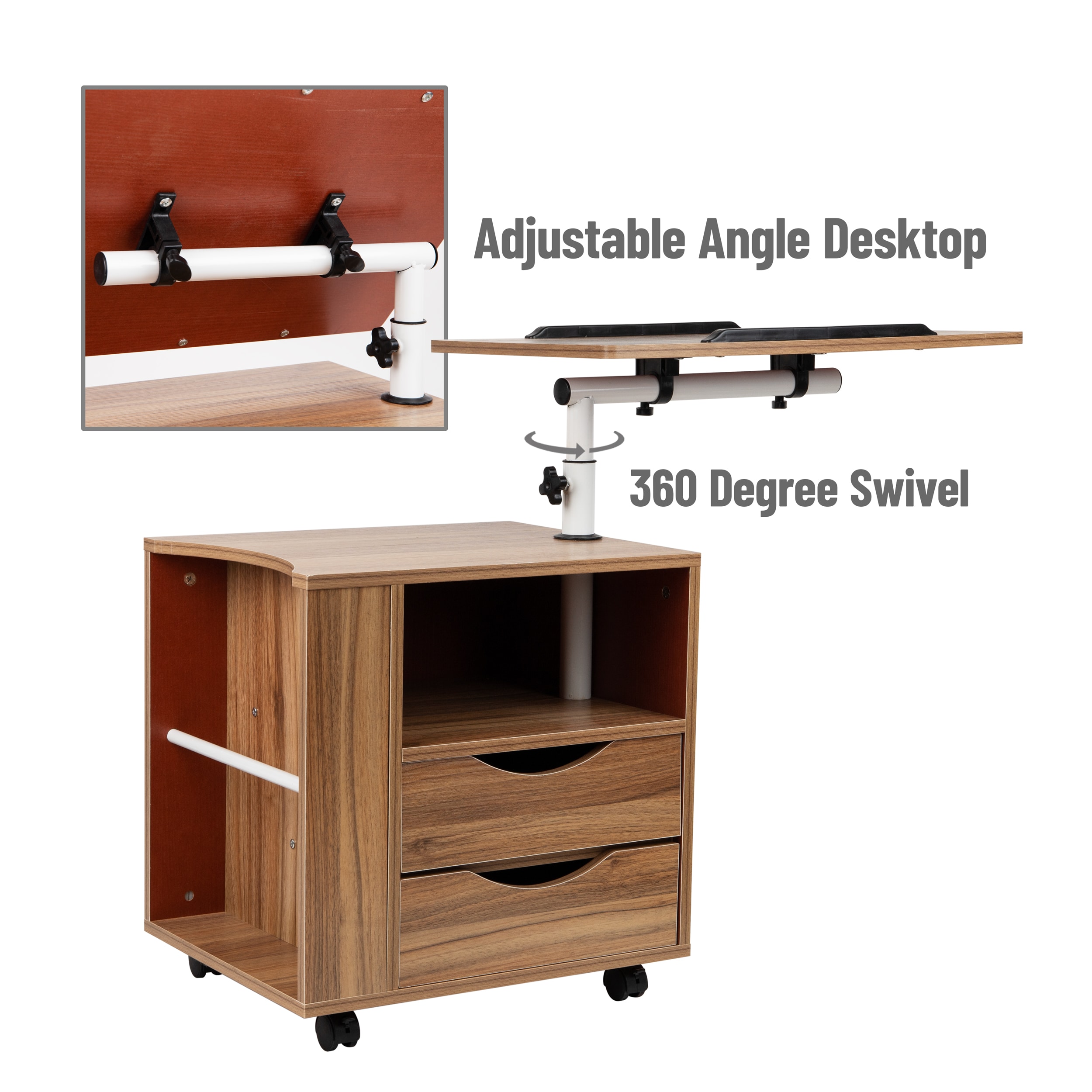 Mind Reader BEDESK-BRN desks - View #5