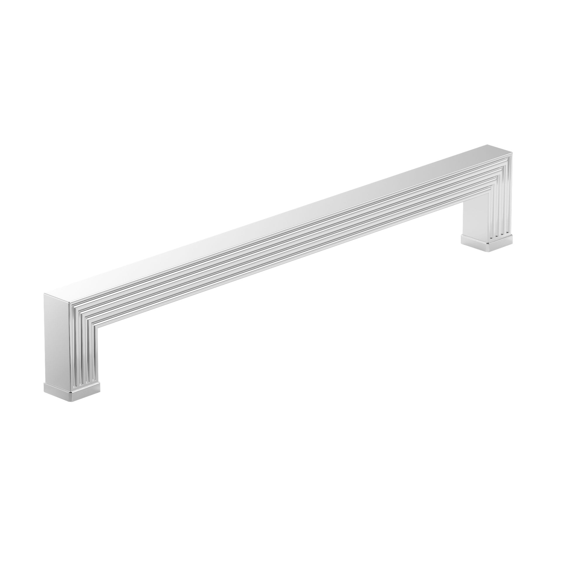 Richelieu BP8788320140 Como 12-5/8-in , 320mm Center to Center Chrome Rectangular Handle