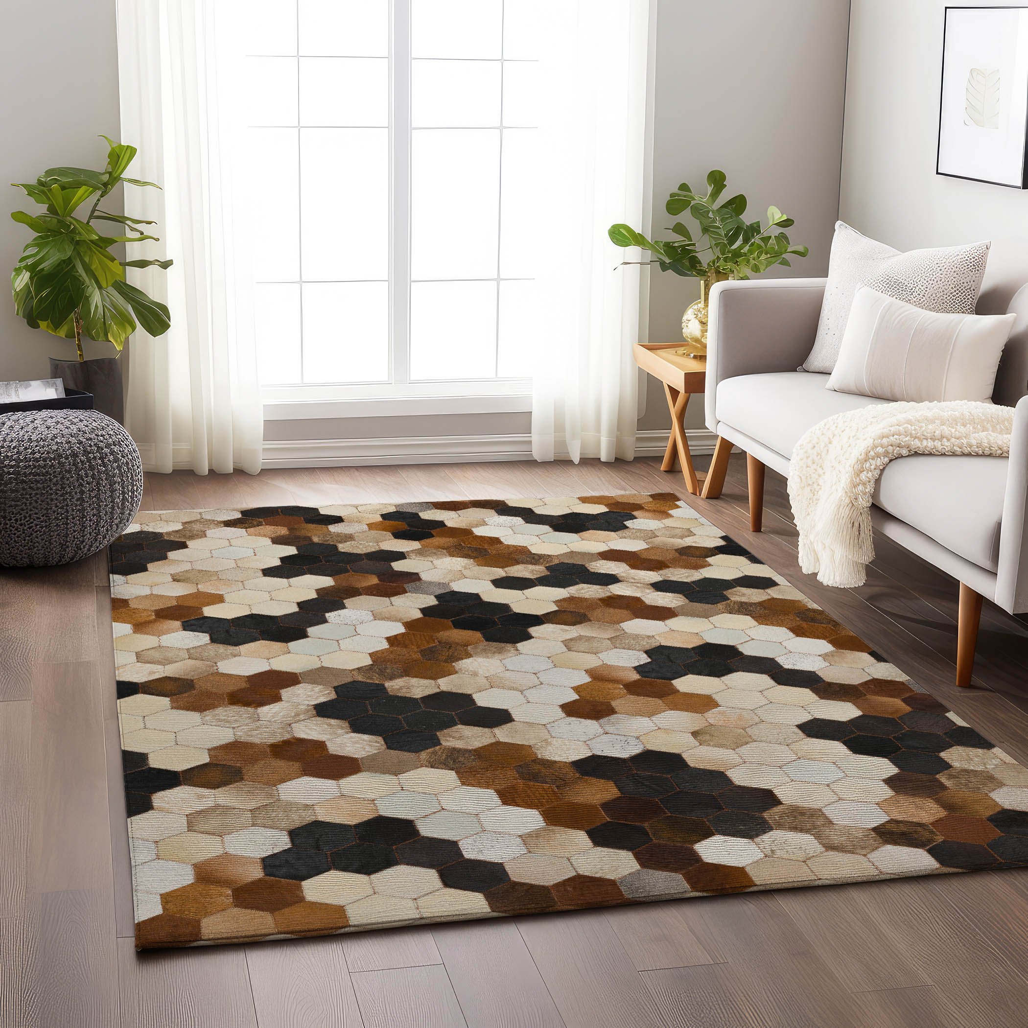 Addison Rugs AMF104MU8X10 Mayfield AMF104MU 8 x 10 (ft) Loomed Polyester Multi Rectangular Indoor Abstract Machine washable Area rug