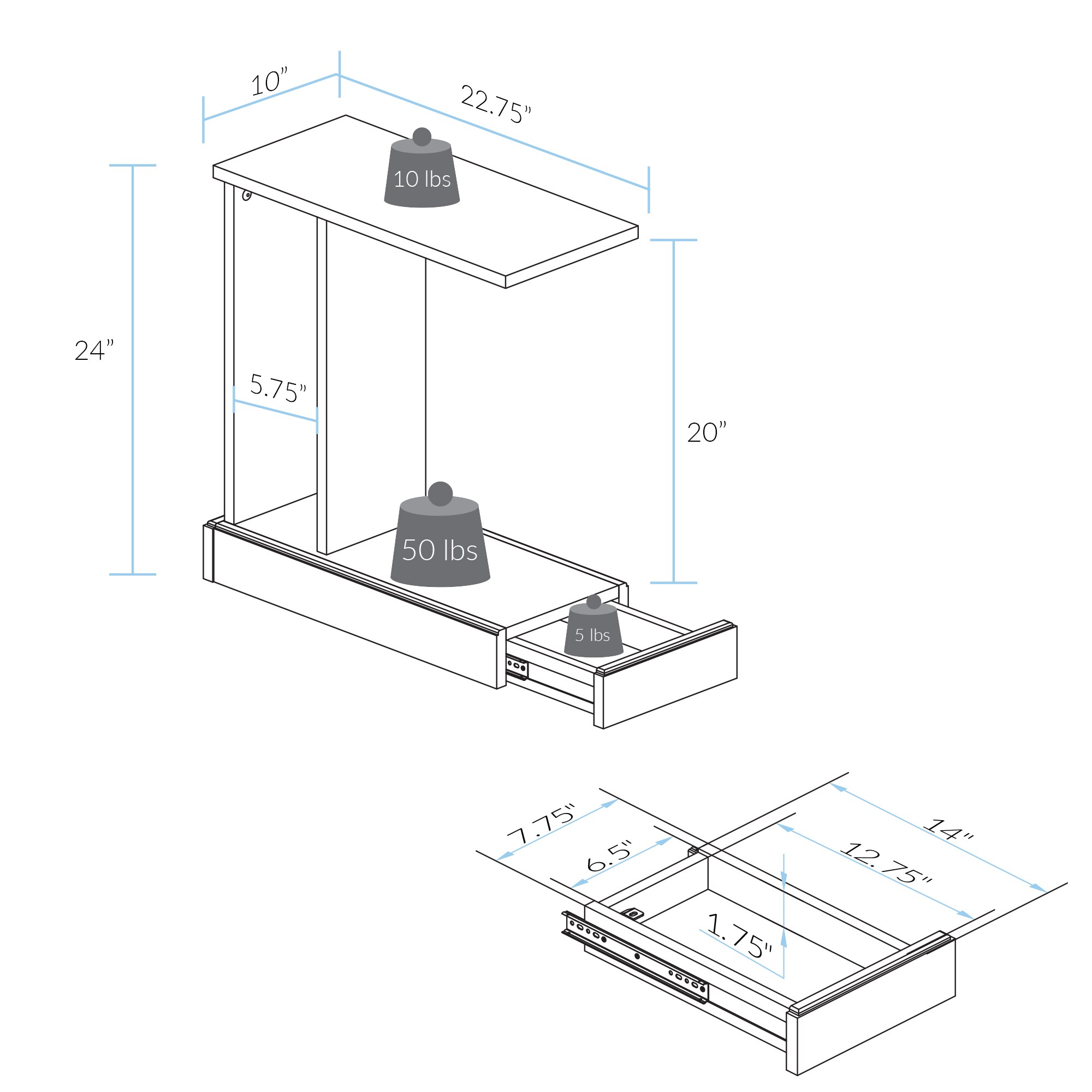 Casual Home 615-57 End-Tables - View #8