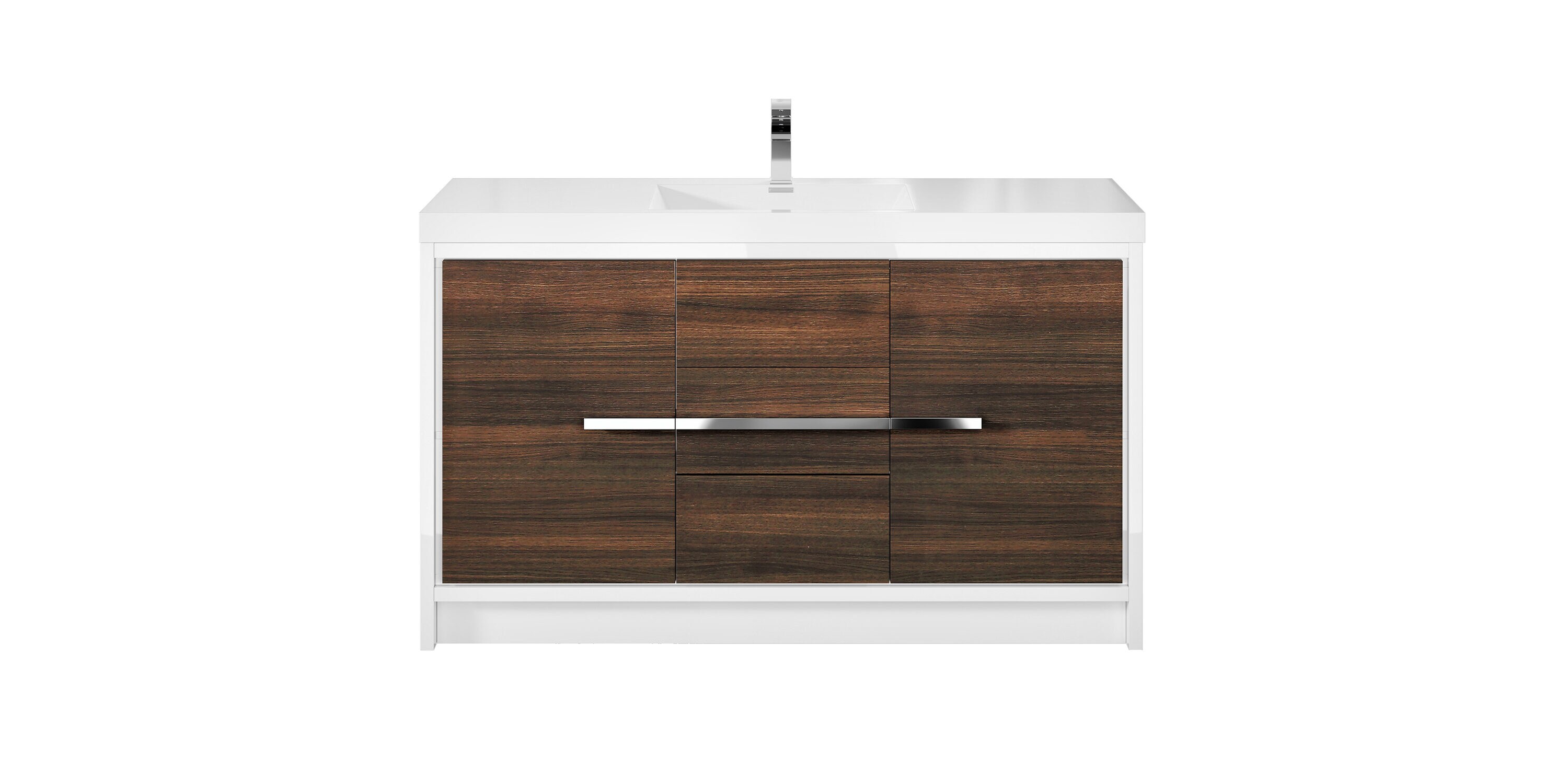 Eviva EVVN765-60GOK-WH-SS Bath-Vanity-Combo - View #8
