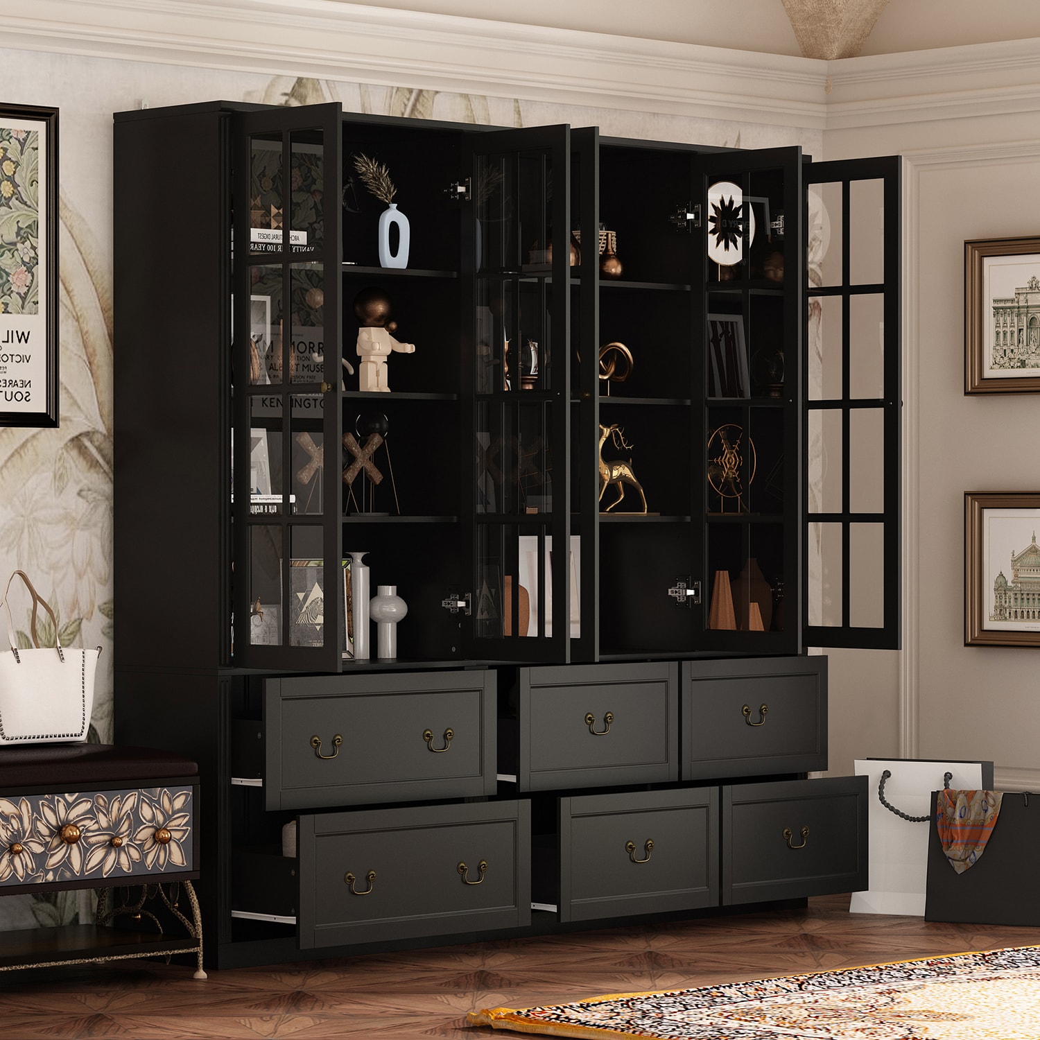 FUFU&GAGA KF020314-02+315-0304 bookcases - View #2