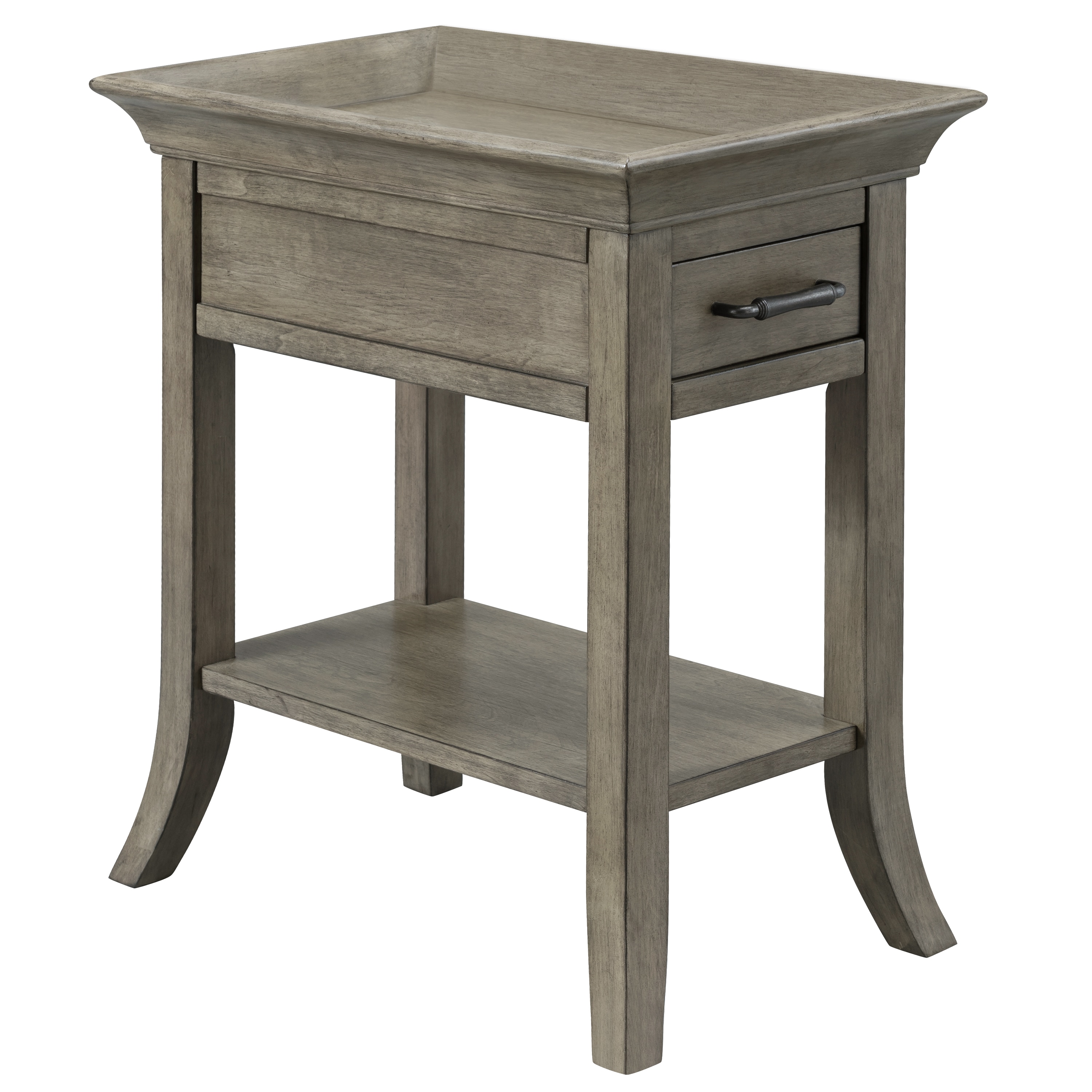 rectangular side table with storage