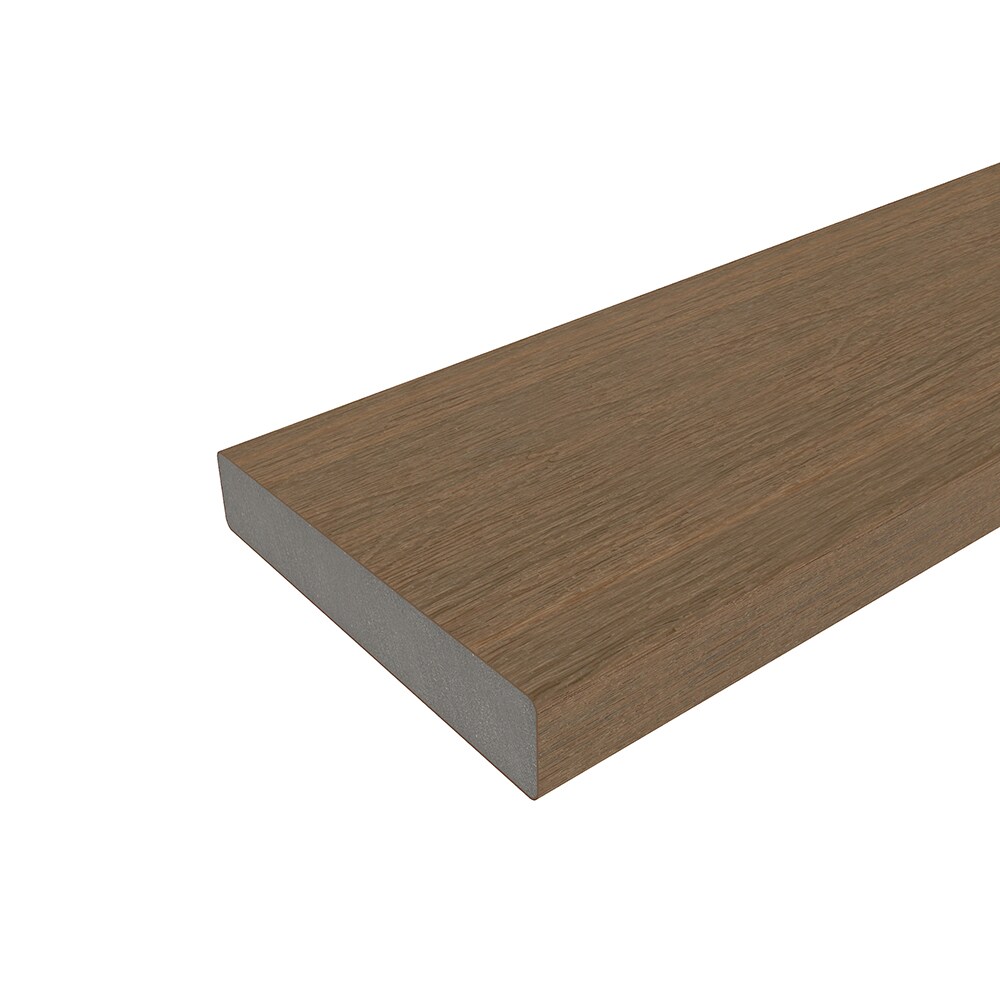 NewTechWood Cortes Solid Board 1-in x 6-in x 8-ft Brazilian Ipe Square Composite Deck Board