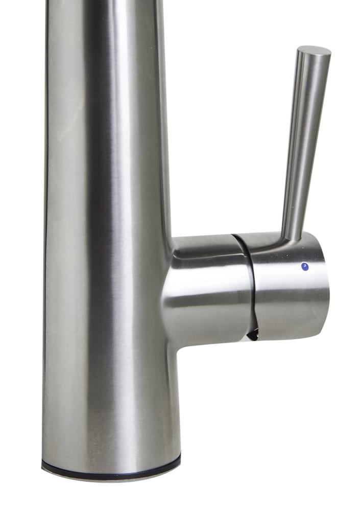 Stainless Steel Commercial Spring Kitchen Faucet with Pull Down Spray