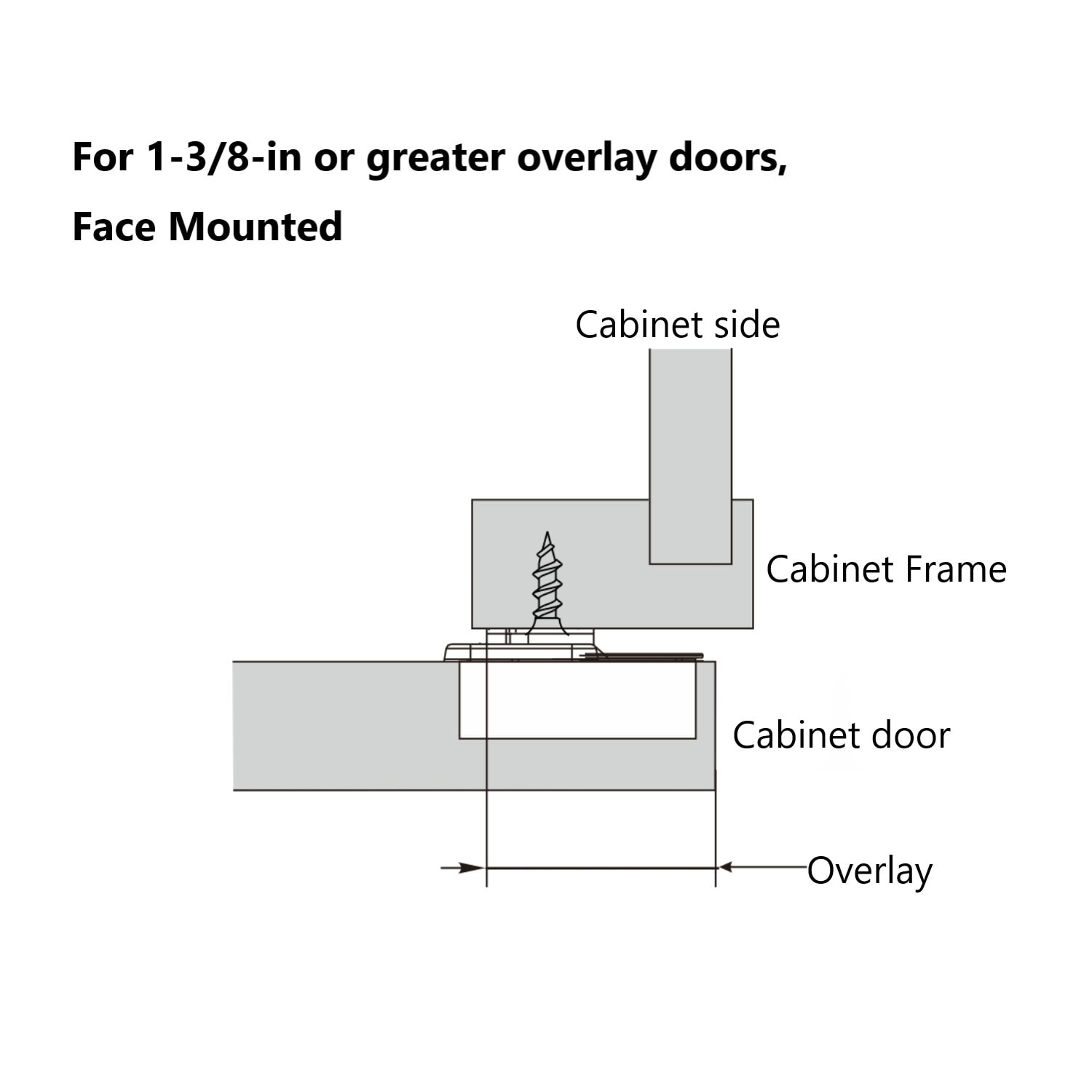 RELIABILT E8Q655H Cabinet-Hinges - View #8