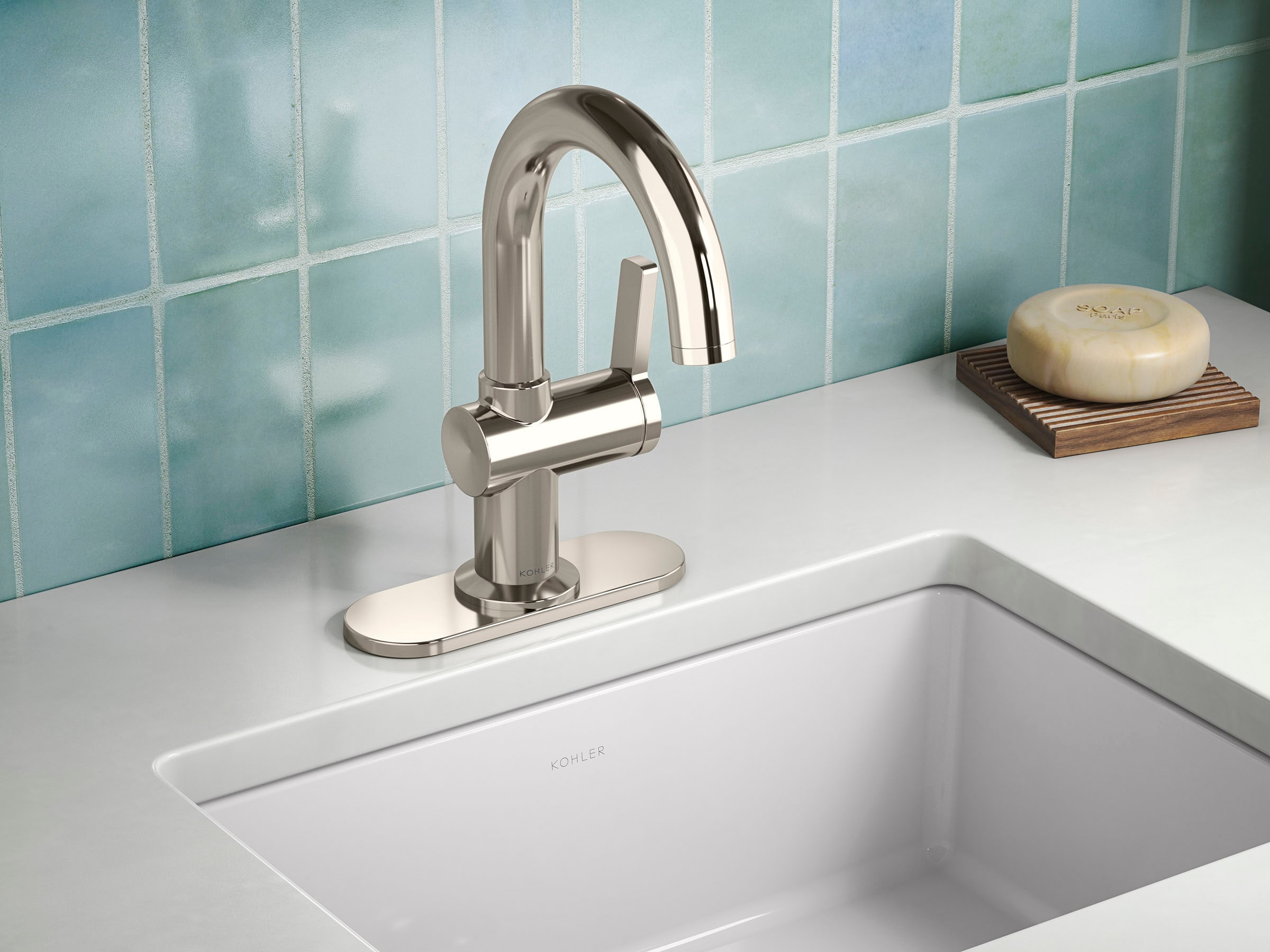 KOHLER REC28731-4D-SN Lavatory-Faucets - View #3