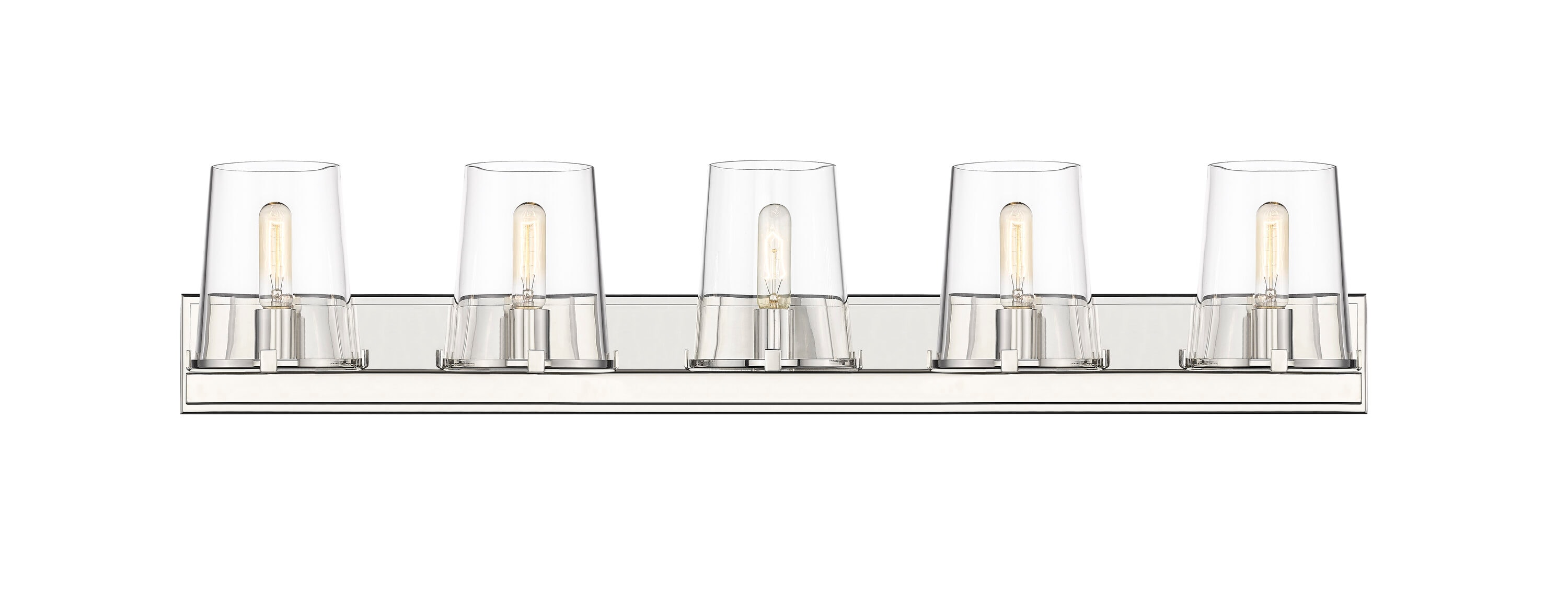 Z-Lite 3032-5V-PN Callista 47-in 5 -Light Polished Nickel Transitional Vanity light