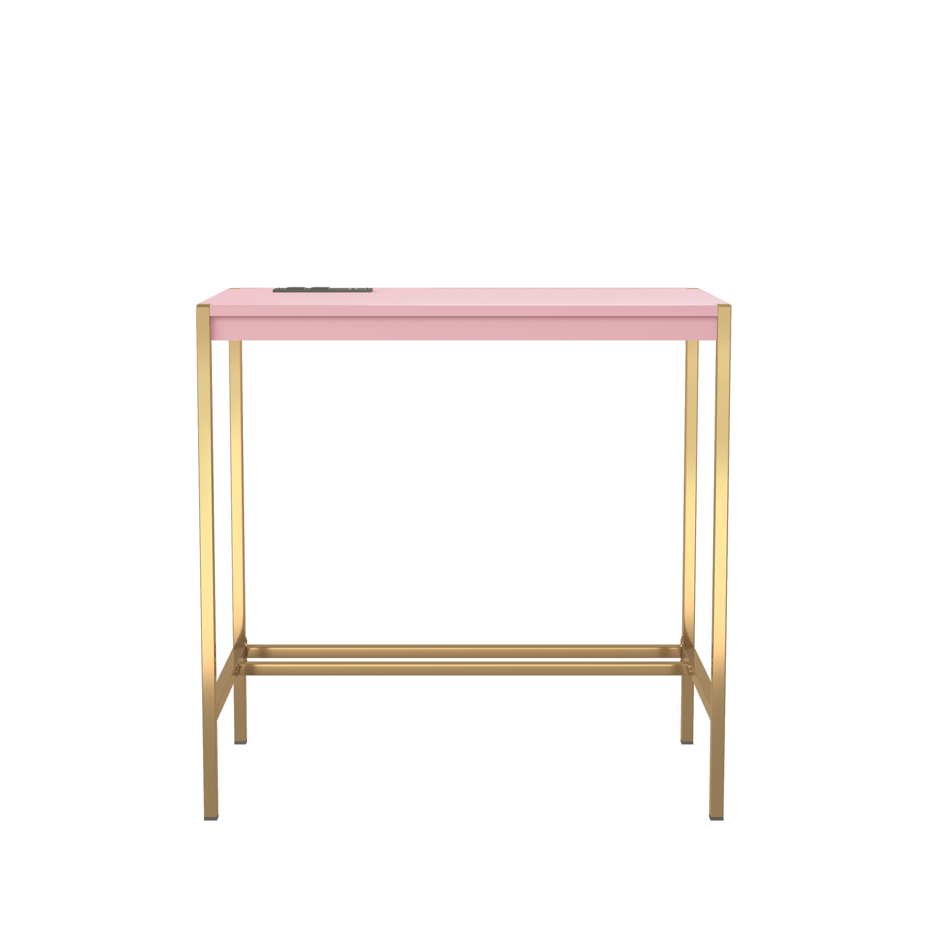 Critter Sitters 39.5-in Pink Modern/Contemporary Computer Desk in