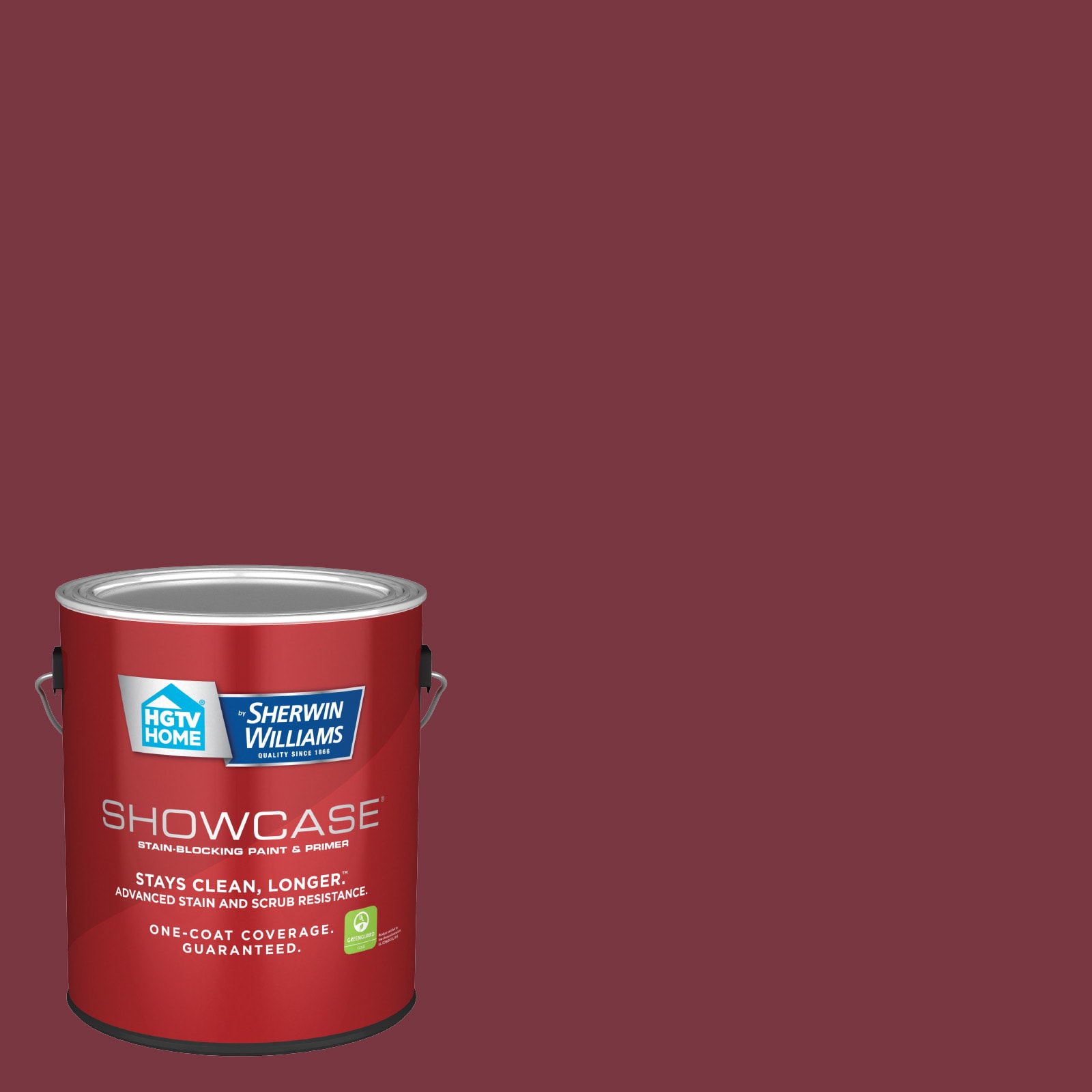 HGTV HOME by Sherwin-Williams 1009-6-935233 Showcase Eggshell Jazzy Red 1009-6 Acrylic Interior Paint Paint + Primer ( 1-gallon )
