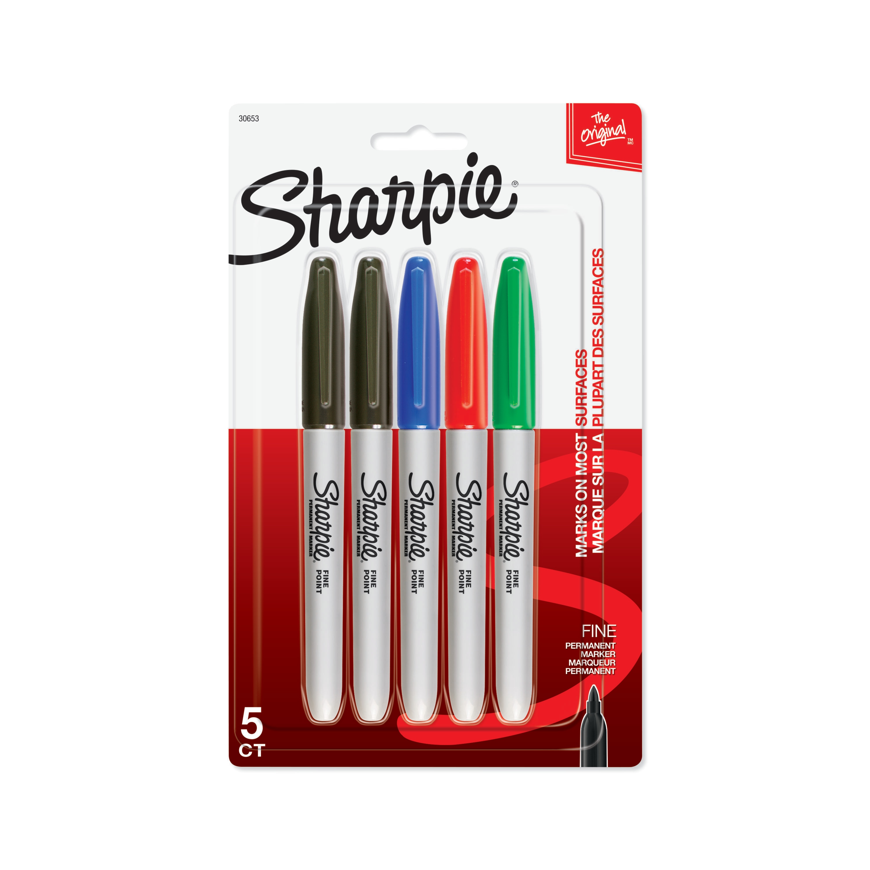 Buy Bulk: Sharpie Permanent Markers Fine Point, Assorted Colors, 12 Count  (Case of 12) 