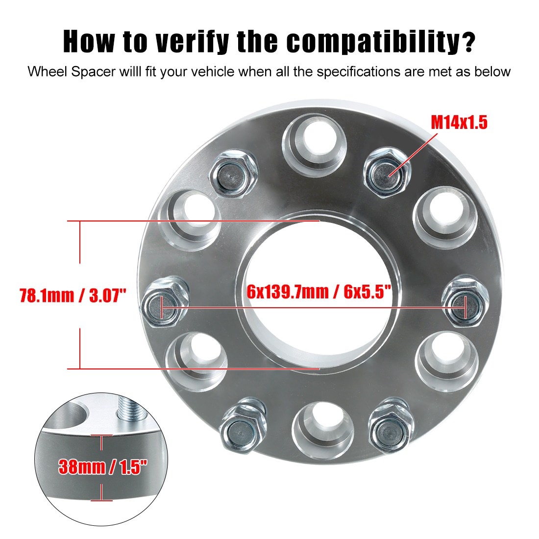 Unique Bargains S26020700UX2243 Ope-Wheels-And-Tires - View #2