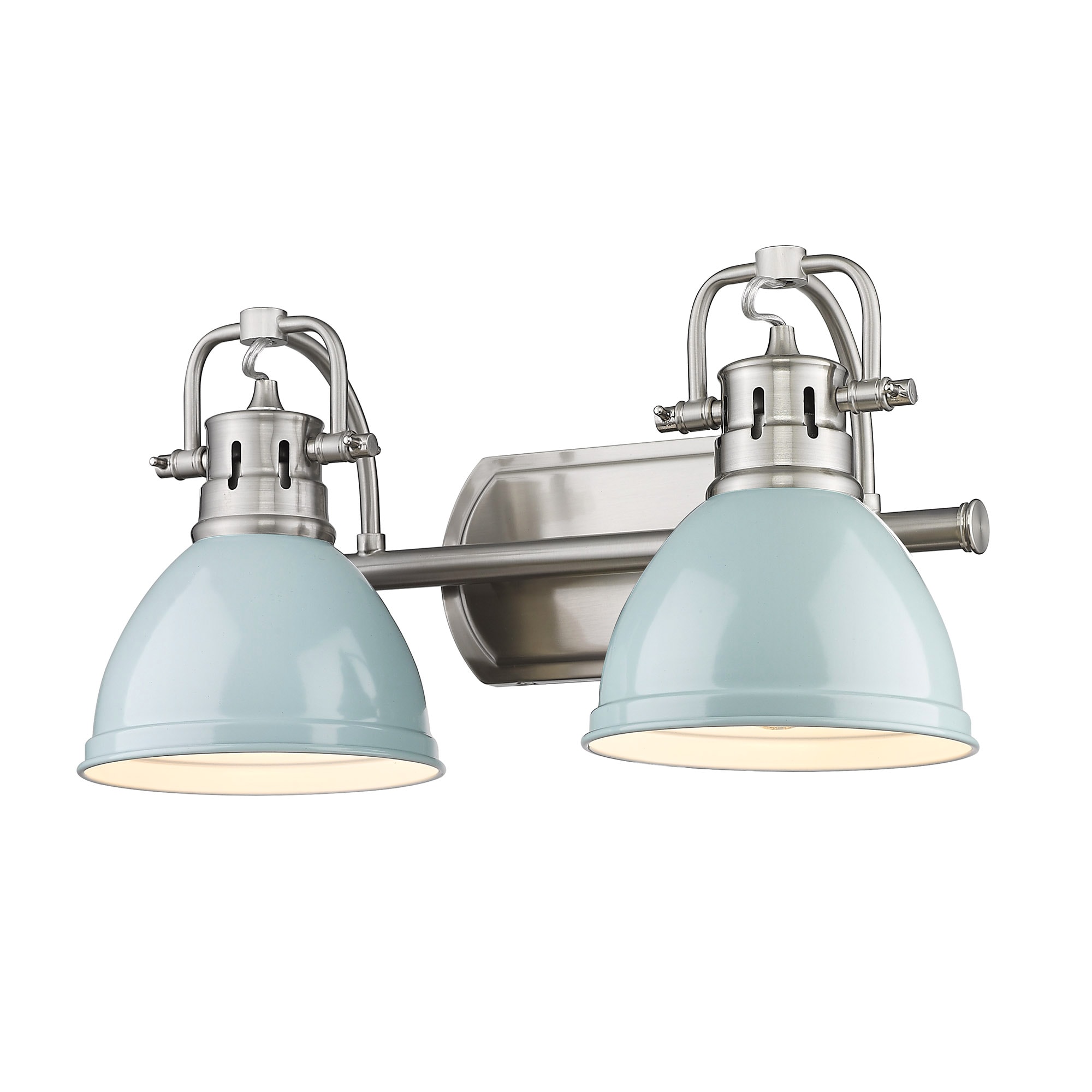 blue vanity light fixture