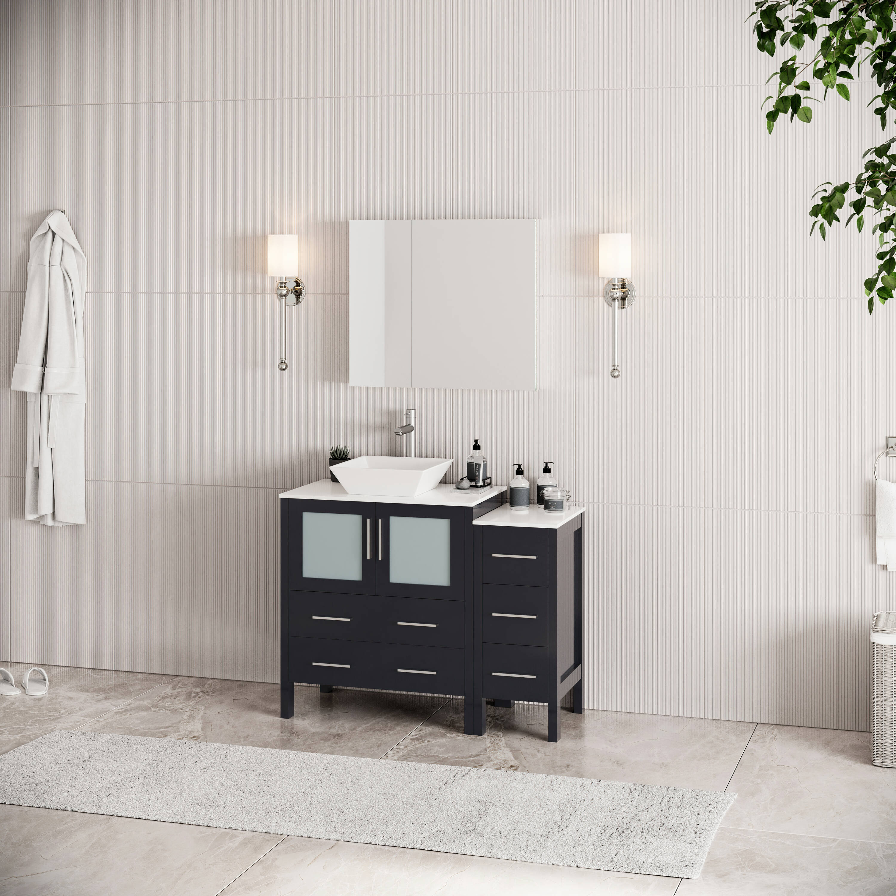 Fresca FCB62-3012ES-CWH-V Bath-Vanity-Combo - View #5