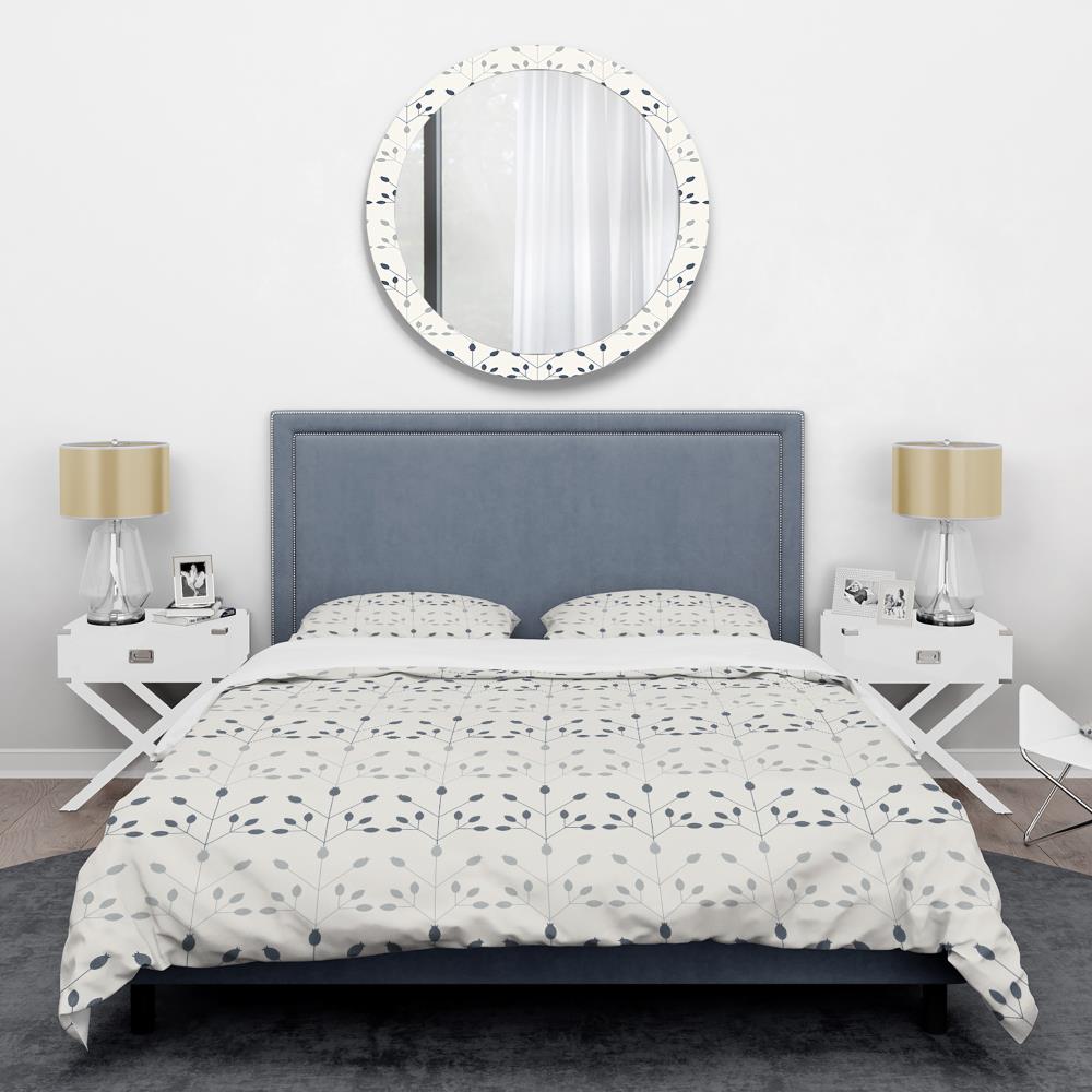 Designart BED24156-Q 3 -Piece White Queen Duvet cover Set