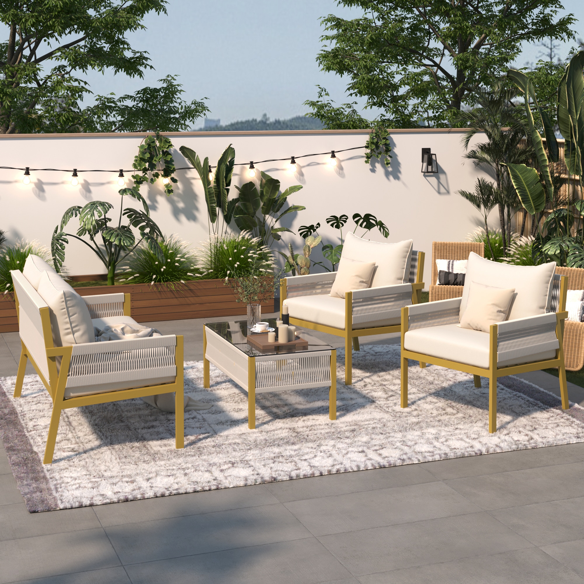 JIMSMAISON BOKKPCS02BEG-Y Patio-Conversation-Sets - View #2