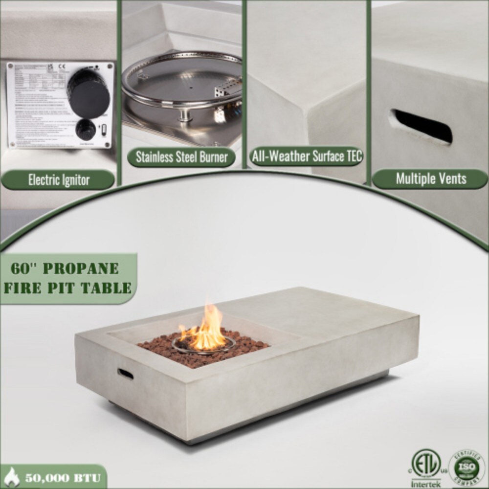 Poly furniture W85367025 Outdoor-Gas-Firepits - View #15