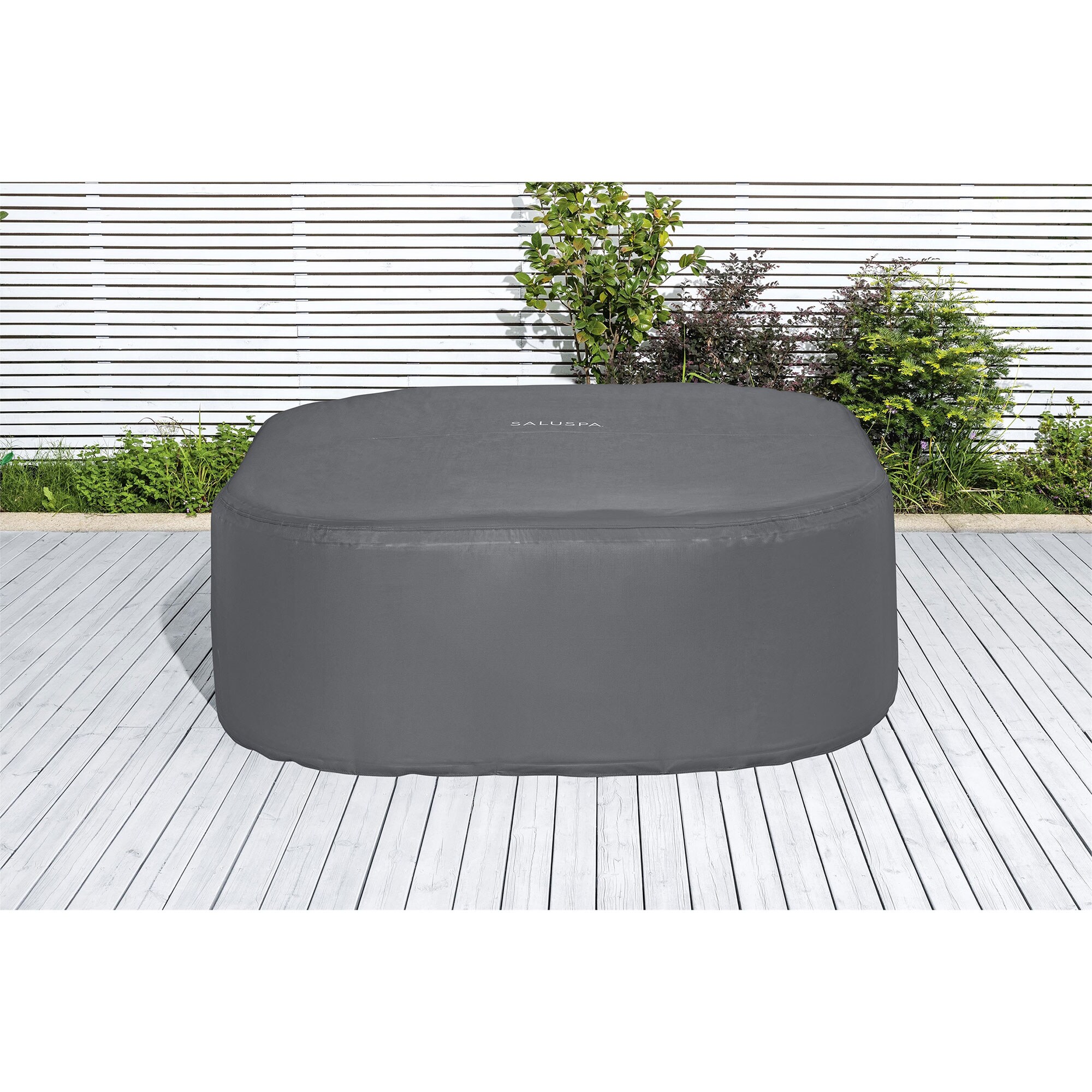 Coleman 71-in x 28-in 6-Person Inflatable Square Hot Tub in the Hot ...