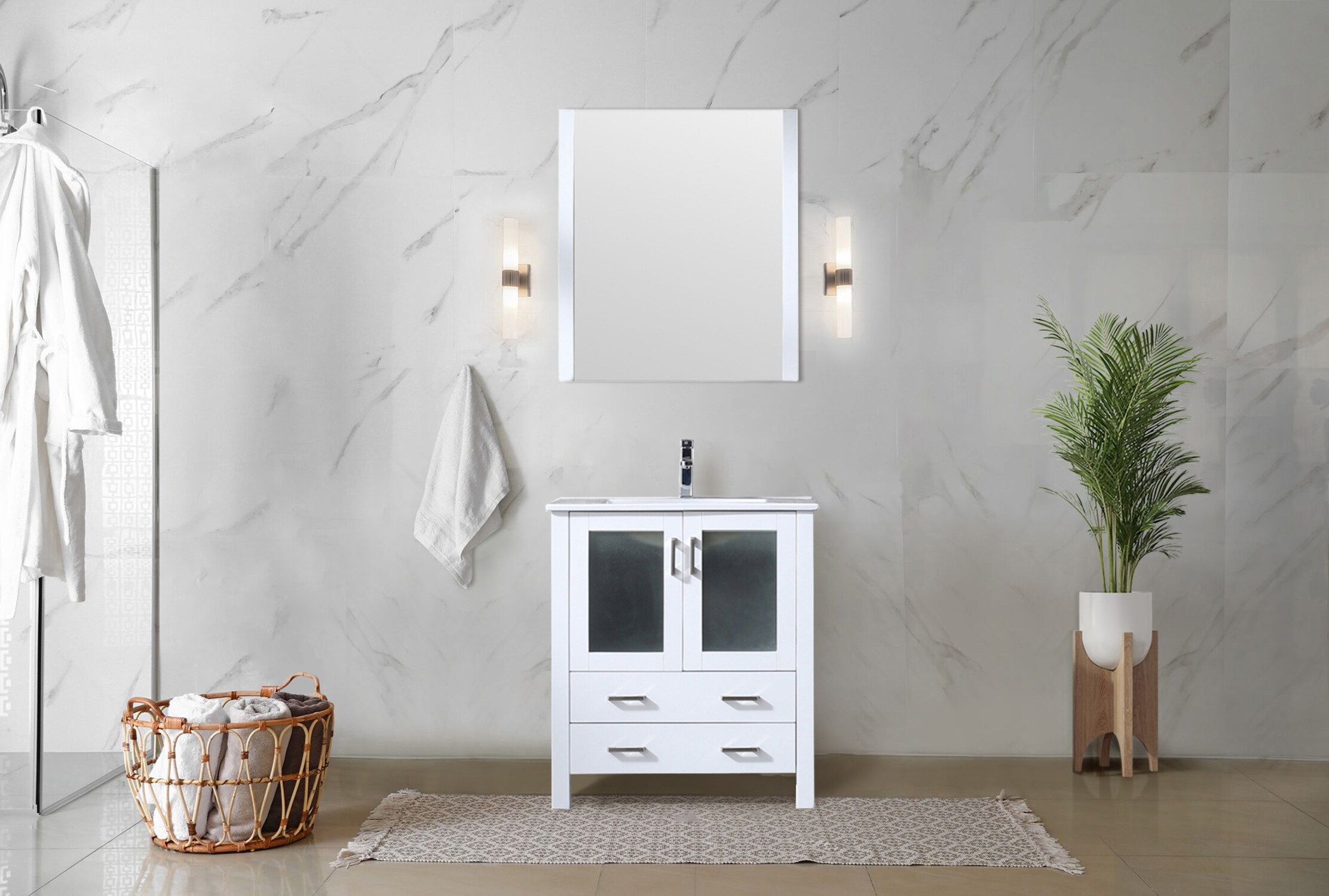 Lexora LV341830SAESM28F Bath-Vanity-Combo - View #6