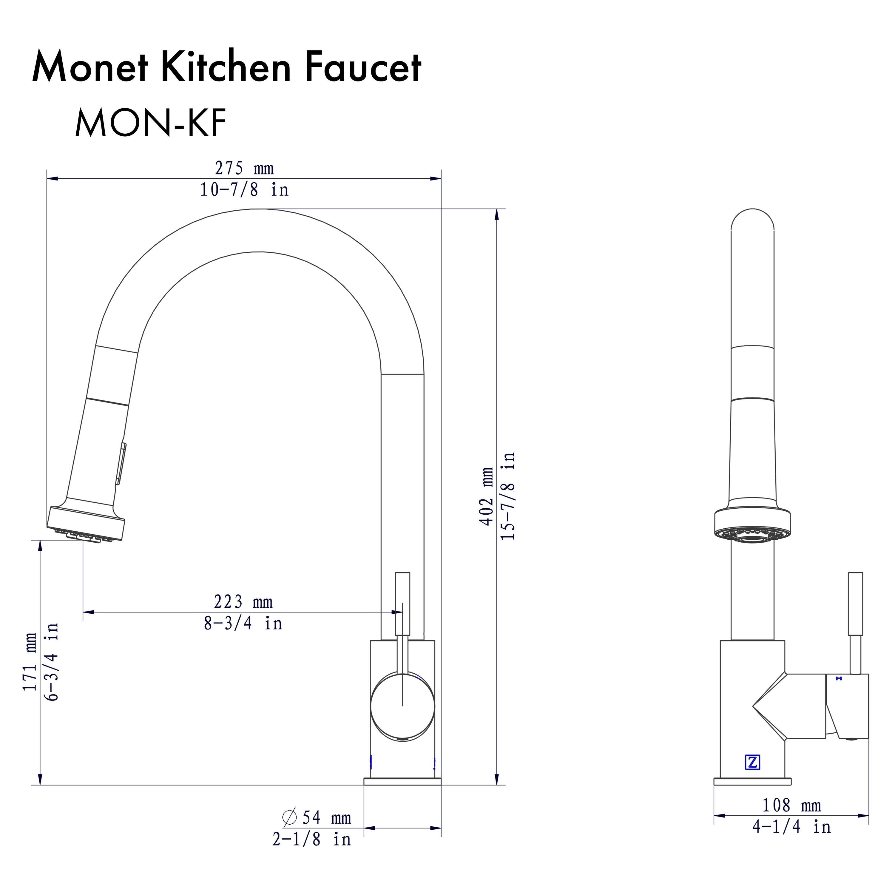ZLINE KITCHEN & BATH MON-KF-CH Kitchen-Faucets - View #16