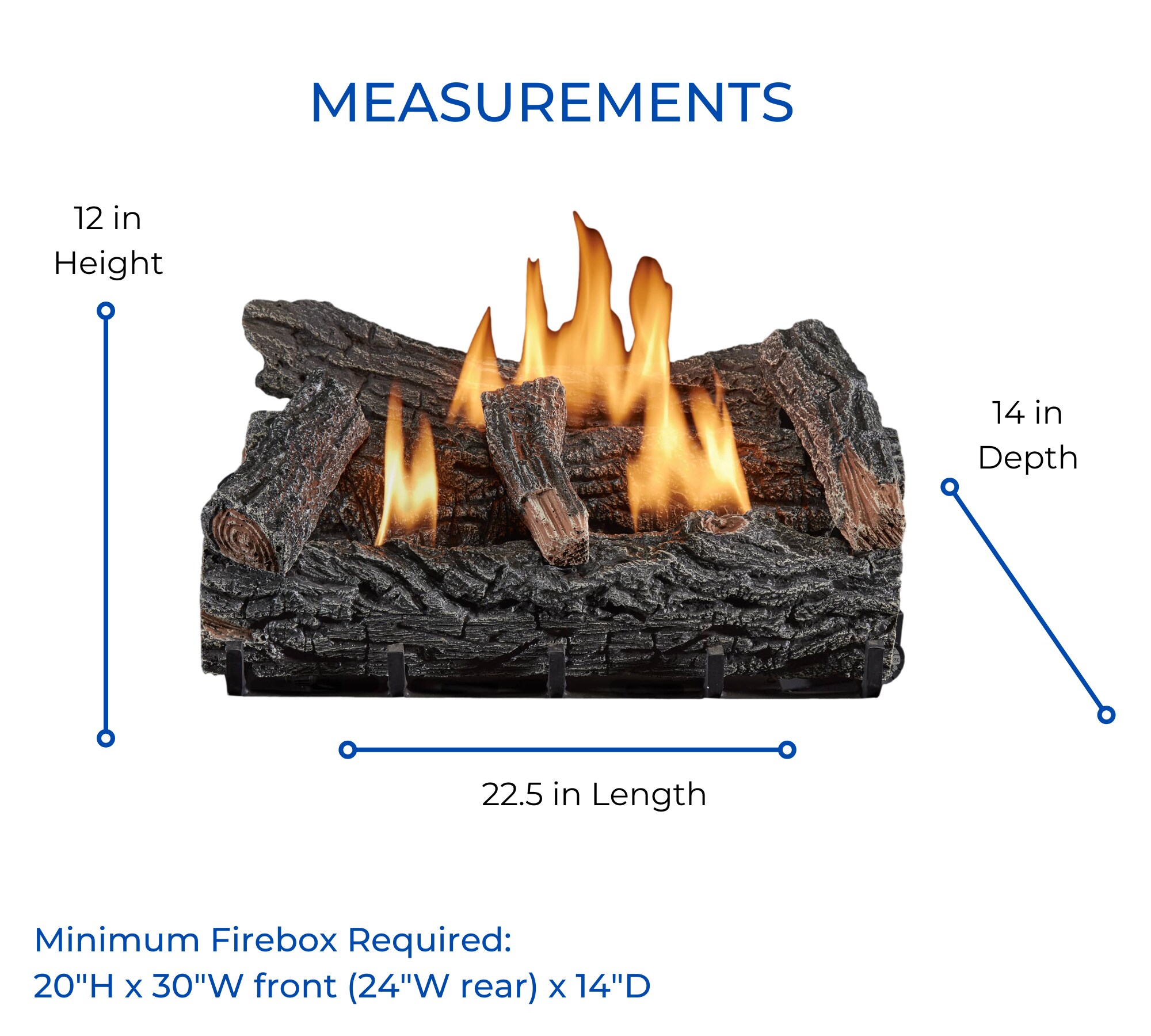 Duluth Forge DLS-DF22T Gas-Logs - View #5