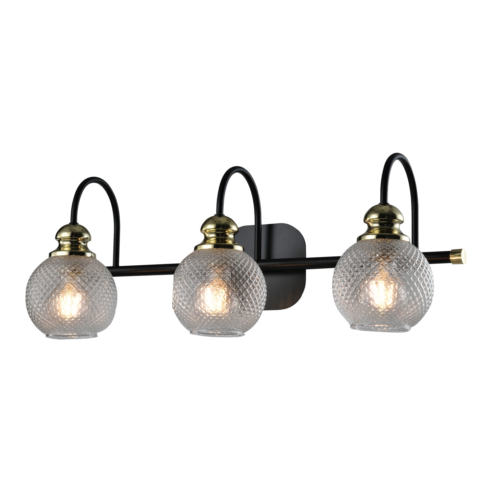 Maxax D159-3B6 Abdula 22.4-in 3 -Light Multiple finishes Multiple colors Modern/contemporary Vanity light