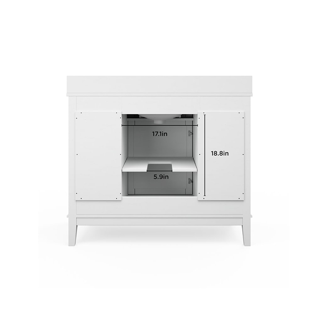 allen + roth LWSK42VW Bath-Vanity-Combo - View #10