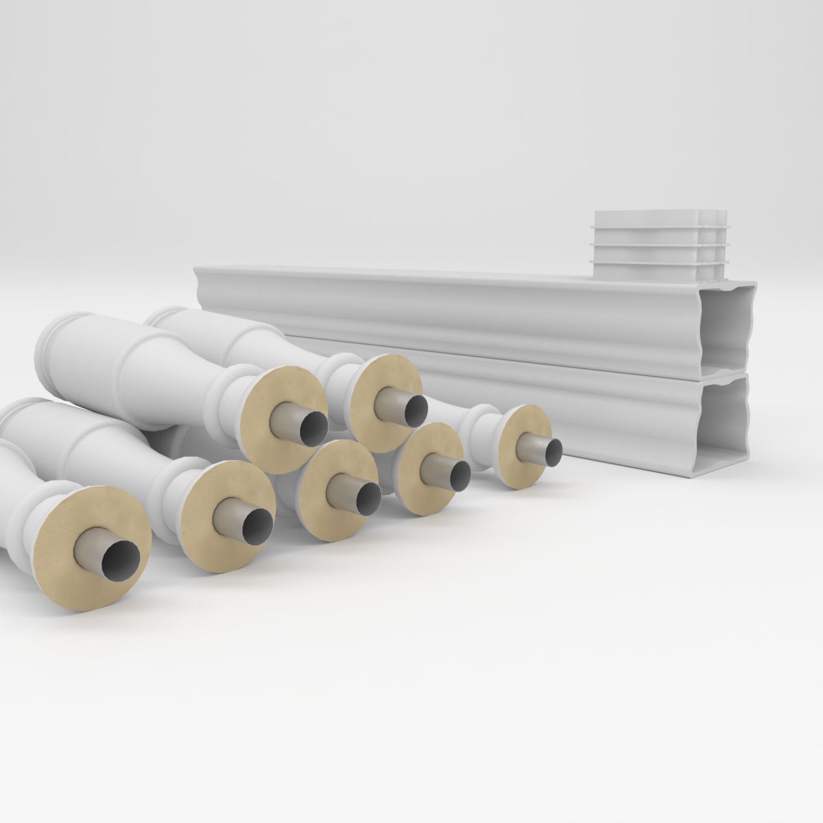Ekena Millwork BALK32X048HMN railings - View #6
