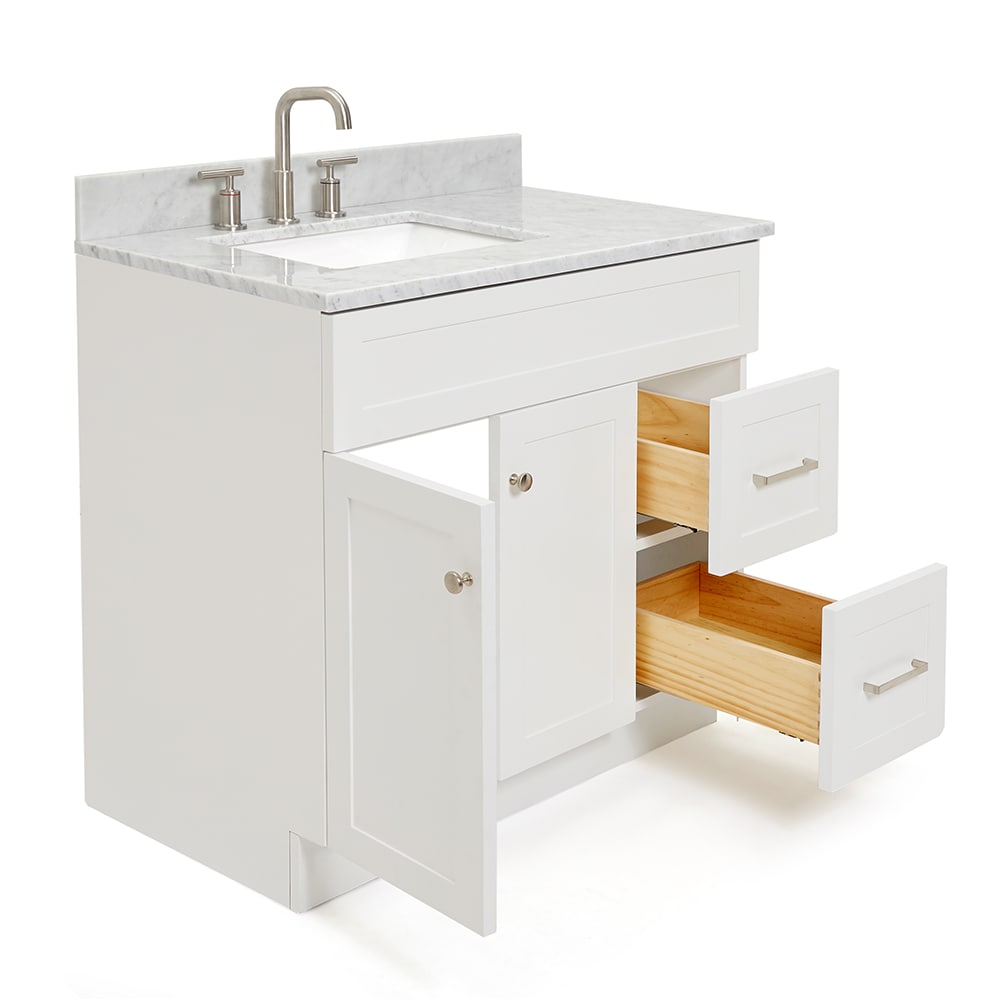 ARIEL F037SLCW2RVOWHT Bath-Vanity-Combo - View #6