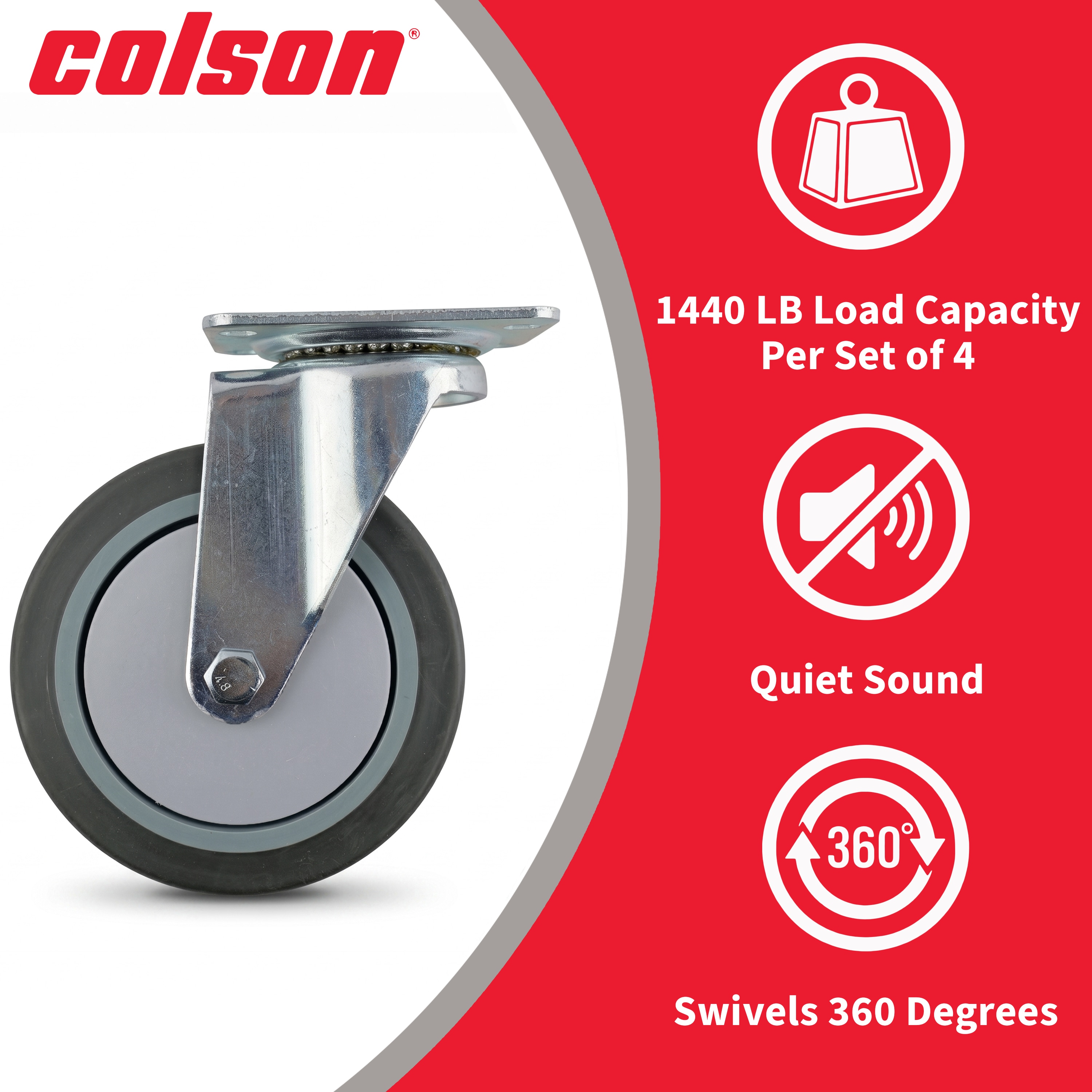 Shepherd Hardware 4032599LW casters - View #3
