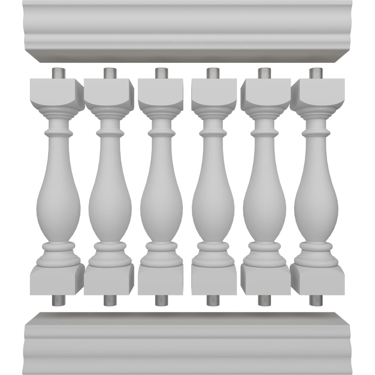 Ekena Millwork BALK38X036LGG railings - View #5