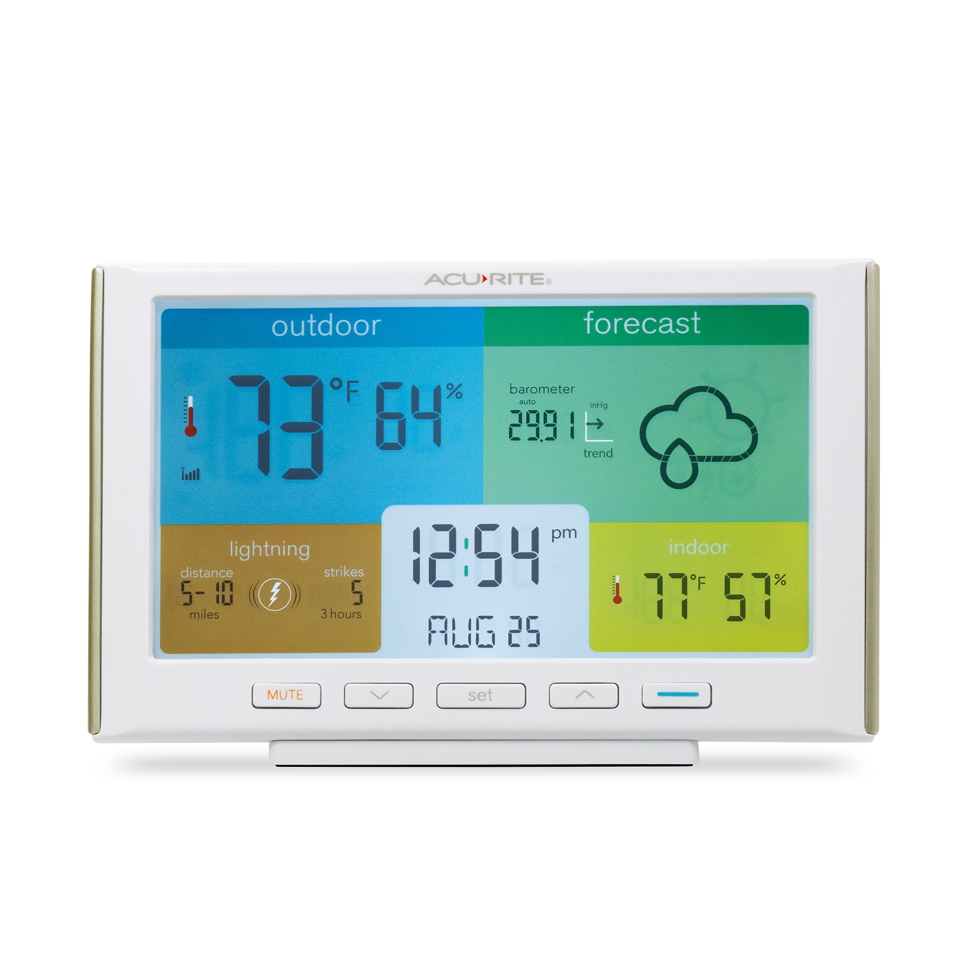 Outdoor Barometer High Accuracy Barometer Weather Station Easy Reading  Display