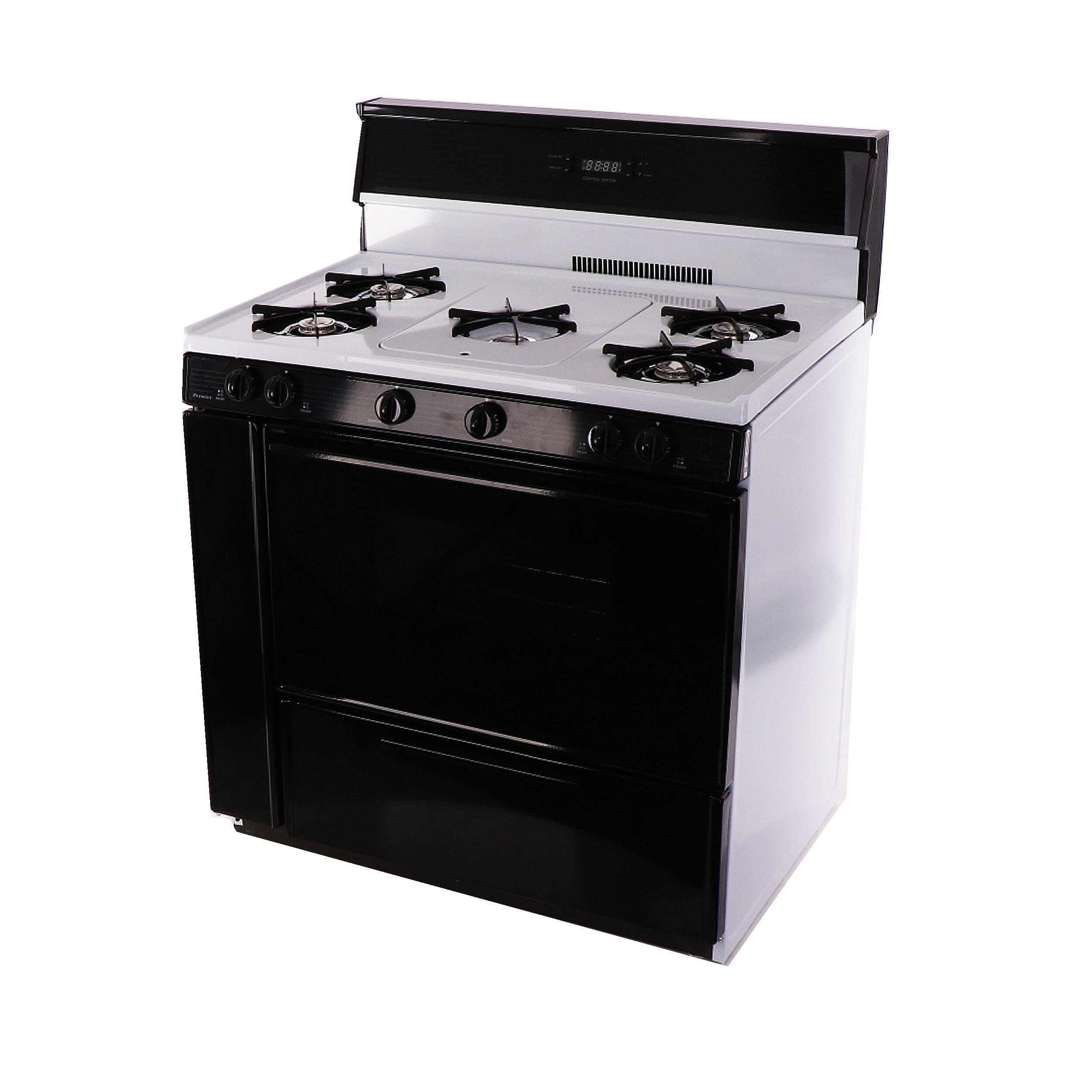 Premier 36-in 5 Burners 3.9-cu ft Freestanding Natural Gas Range (White ...