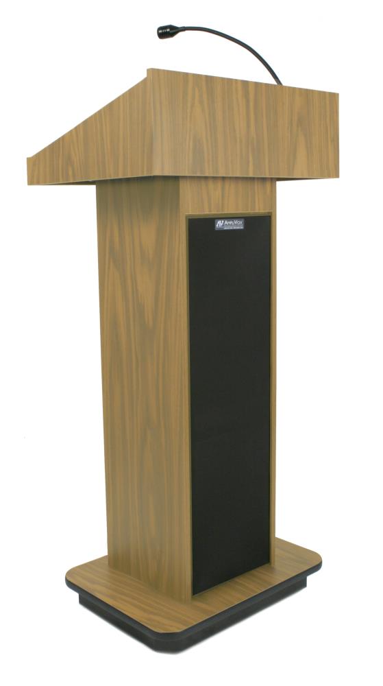 AmpliVox SW505 Executive Column Lectern - Wireless Sound