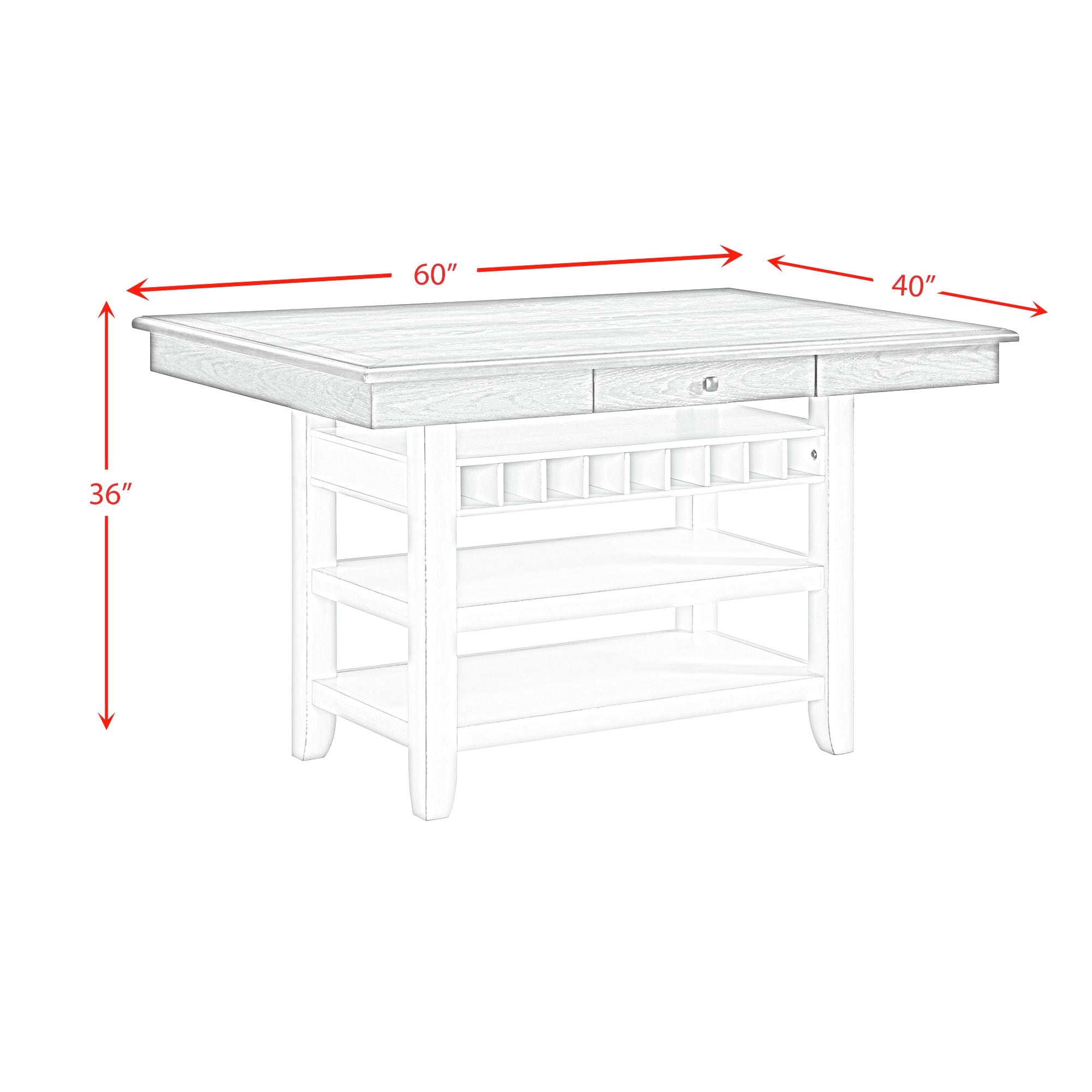 Picket House Furnishings D-10600-7-CT Dining-Tables - View #5
