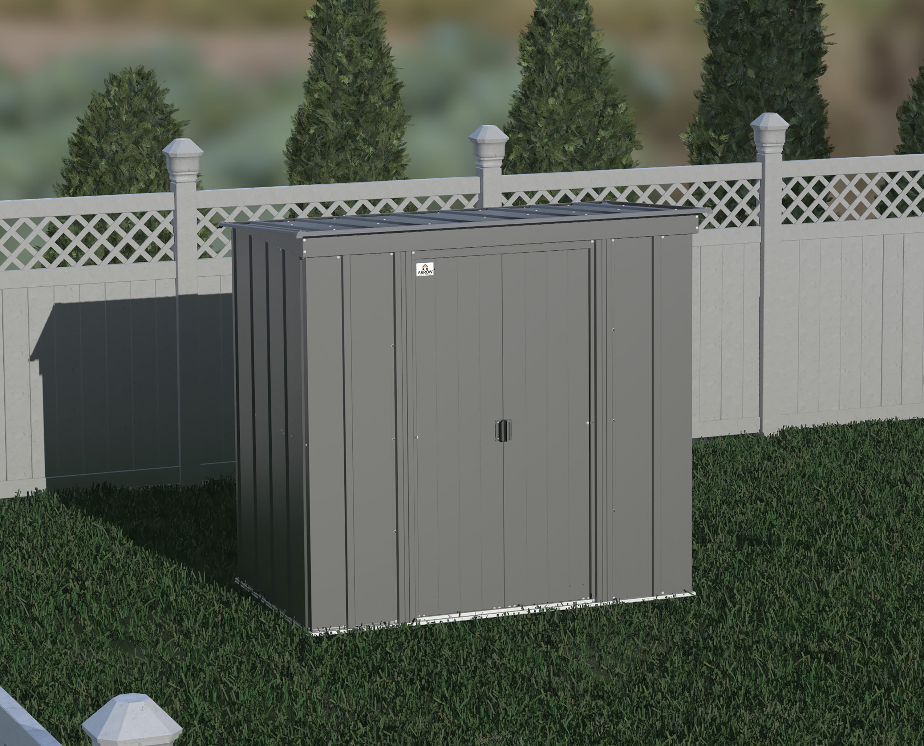 Arrow CLP64CC Metal-Storage-Buildings-Sheds - View #10