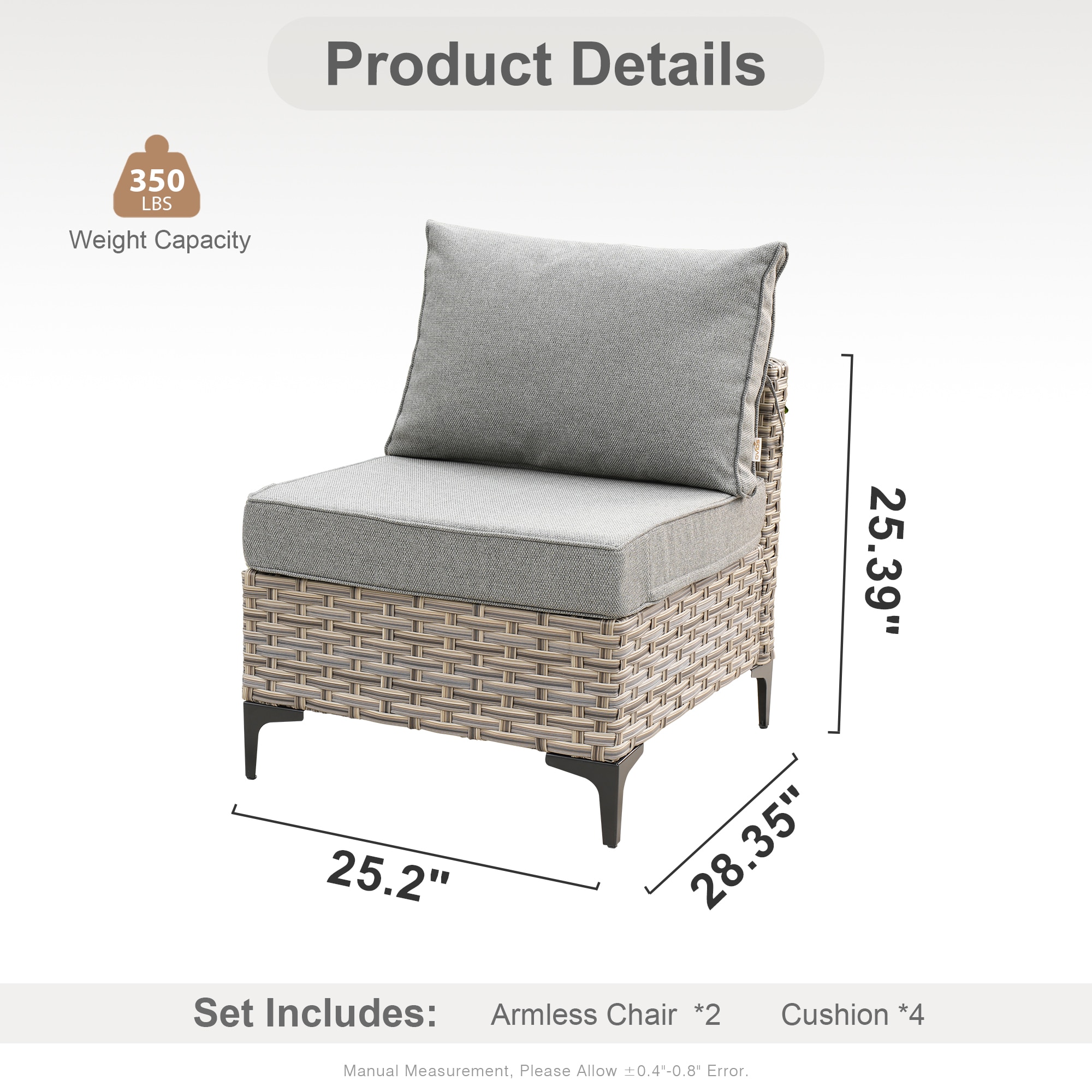 Caodoc L5-SKT200-2-1 Patio-Sofas-Daybeds - View #7