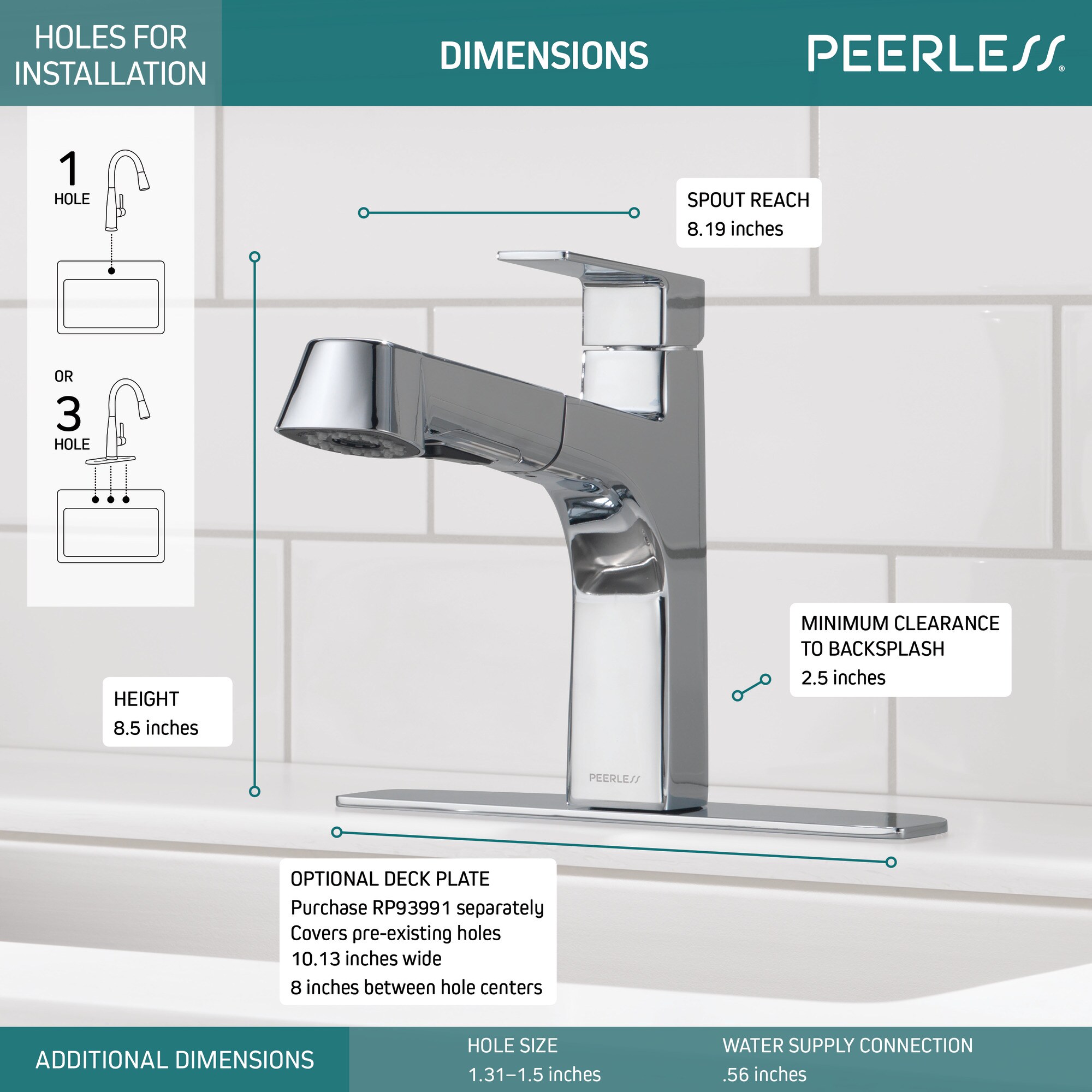 Peerless P6919LF Kitchen-Faucets - View #3
